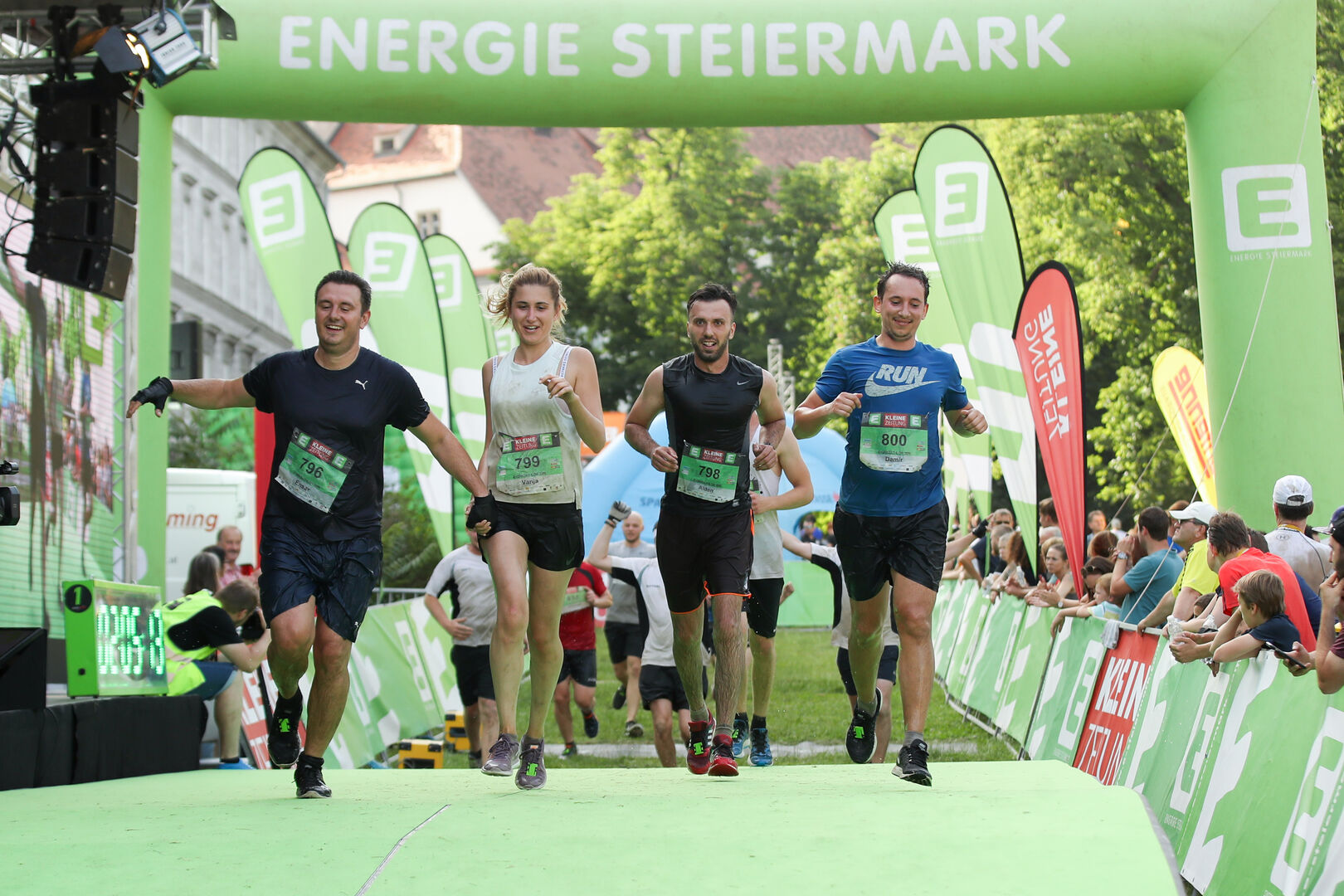 Zieleinlauf beim Grazathlon