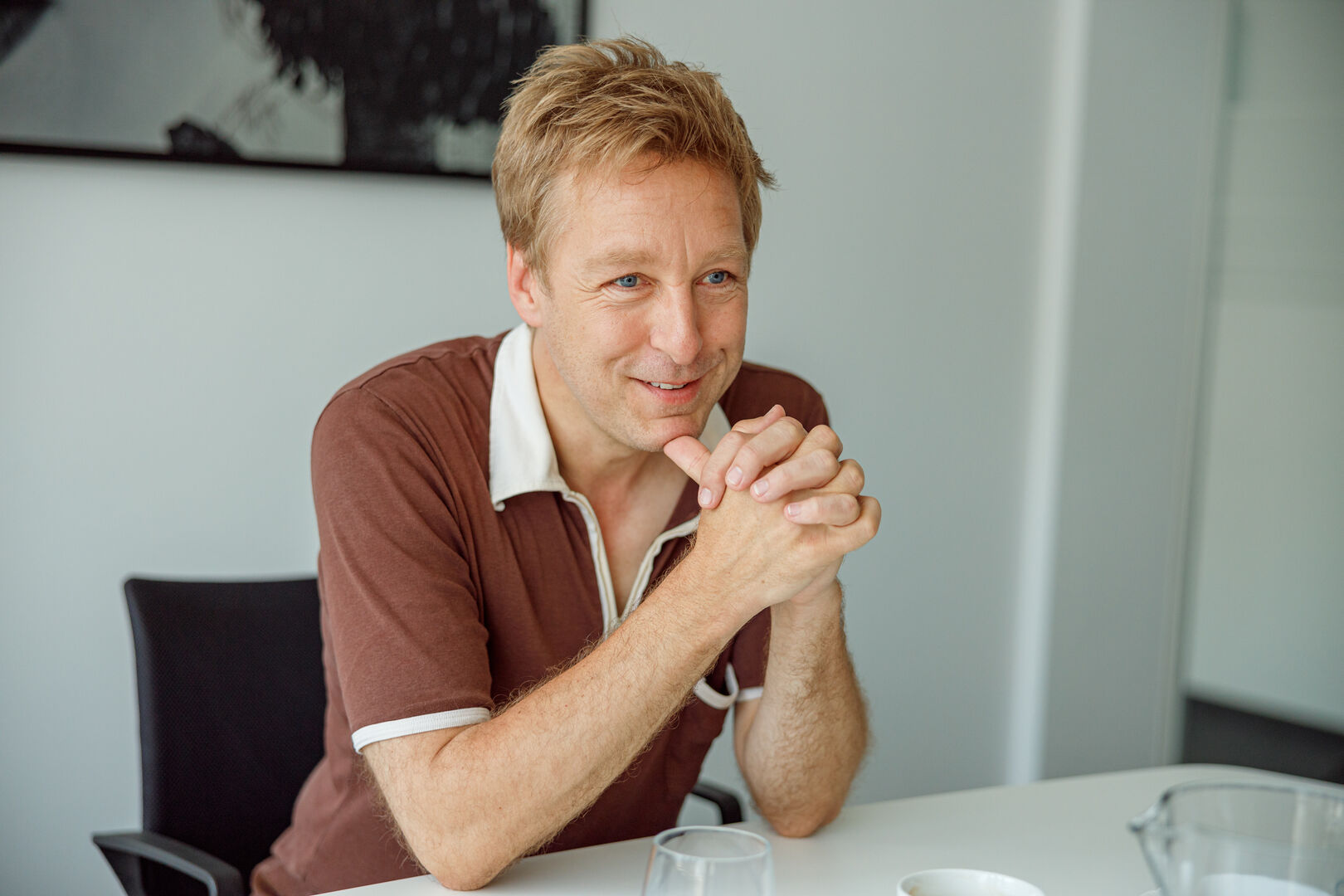 Max Müller in der Weekend-Redaktion