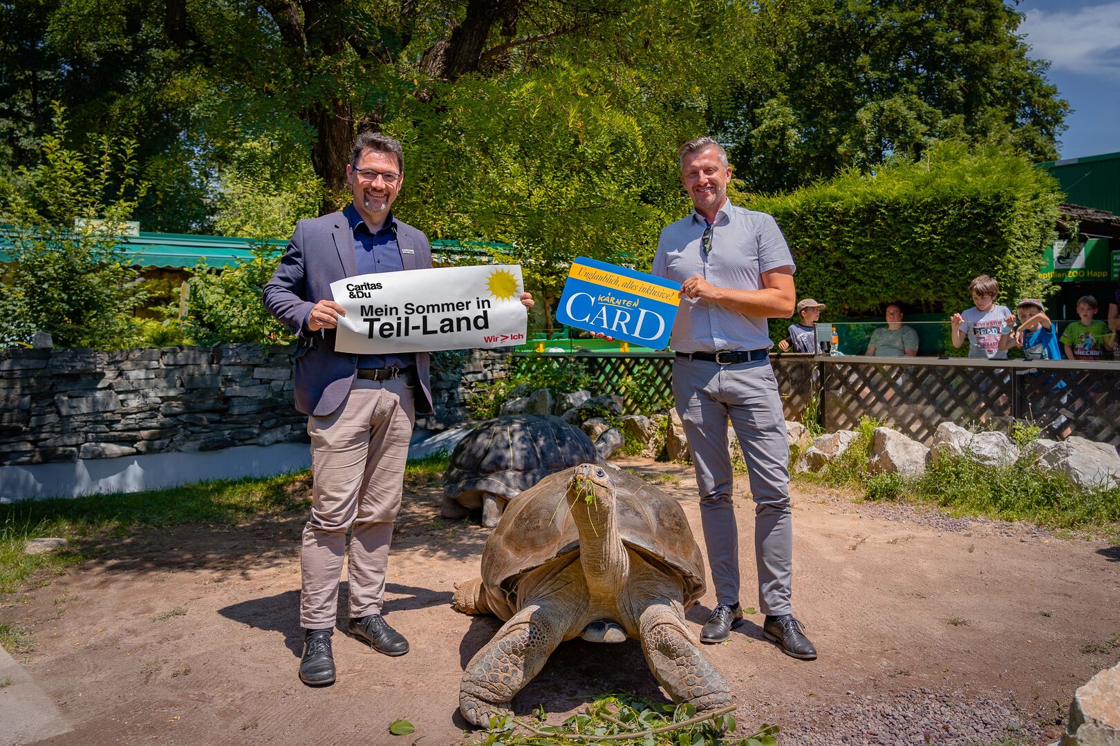 Caritasdirektor Ernst Sandriesser und Anton Fasching