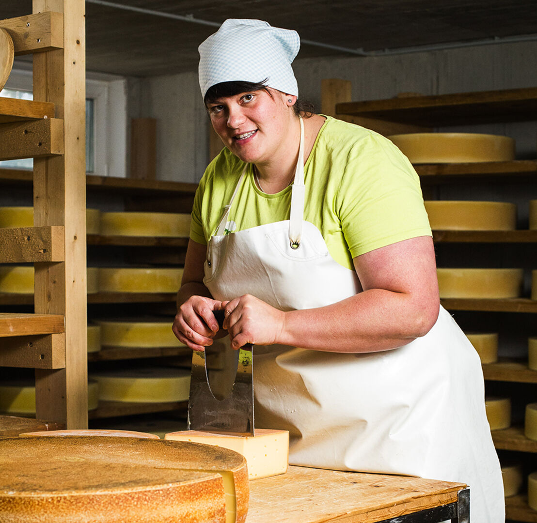 Sennerin und Molkereifachfrau Katharina Fechtig