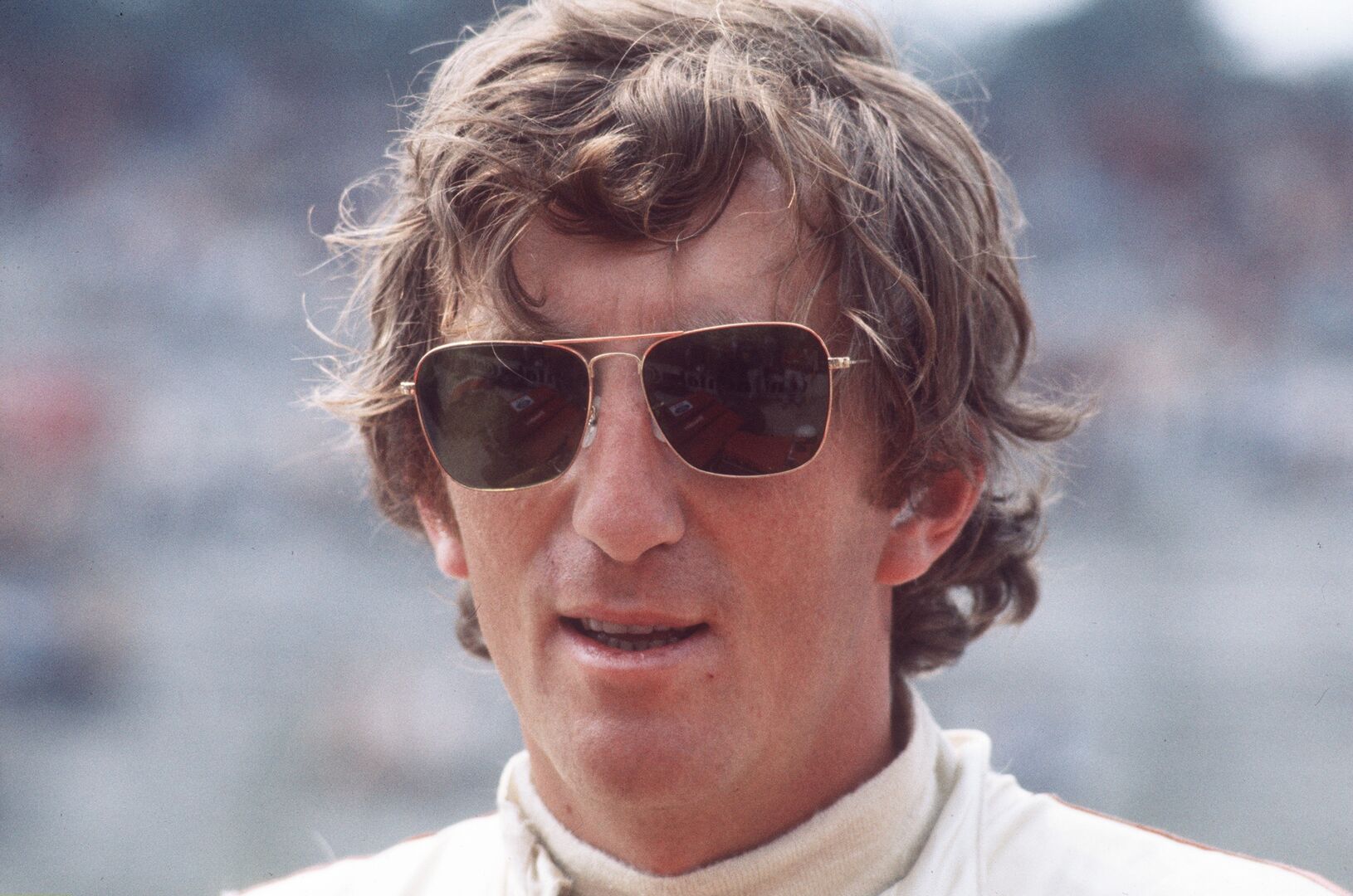 Porträt des Rennfahrers Jochen Rindt