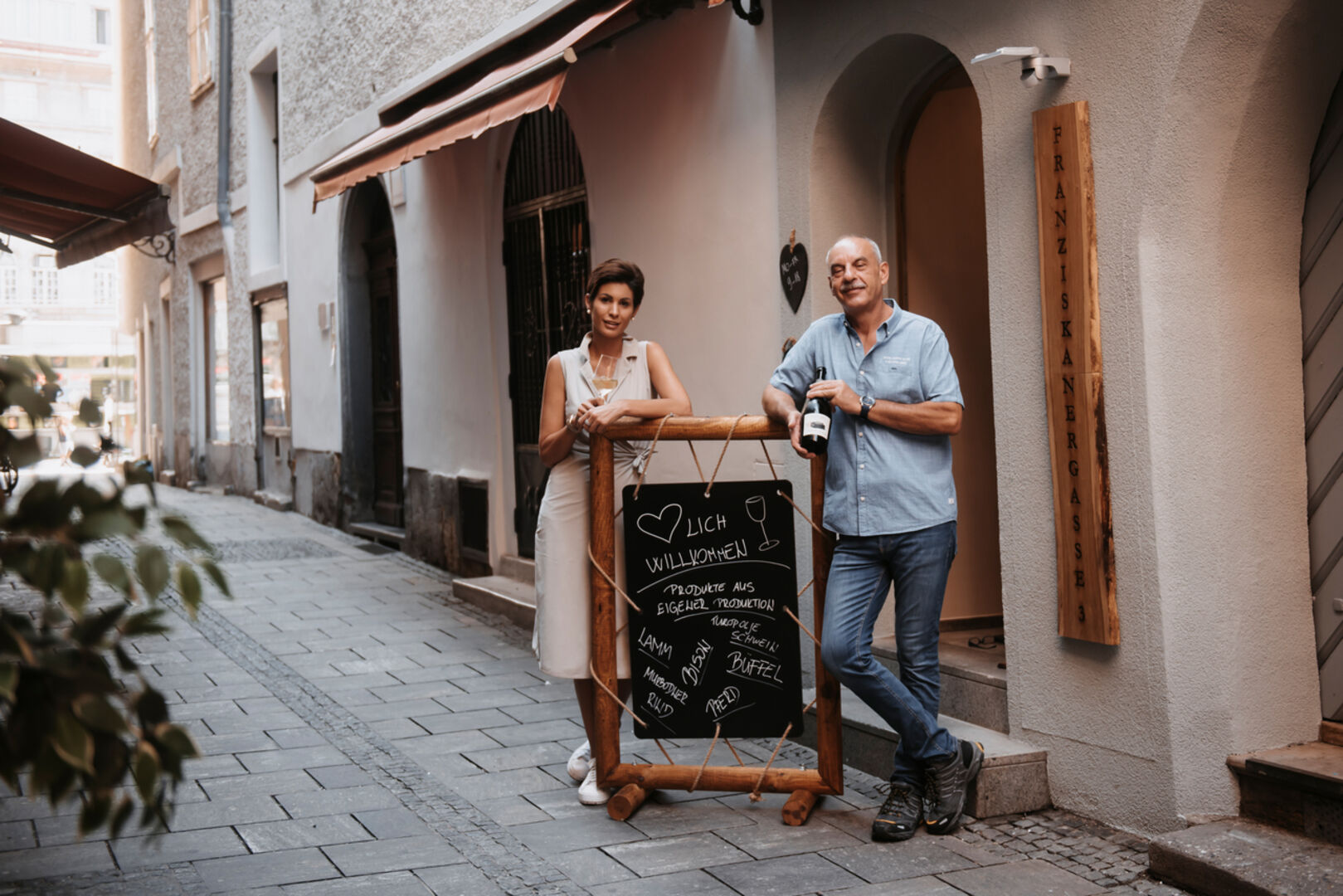 Doris Kremser und Harald Druschowitz bringen edle Fleischspezialitäten nach Graz.