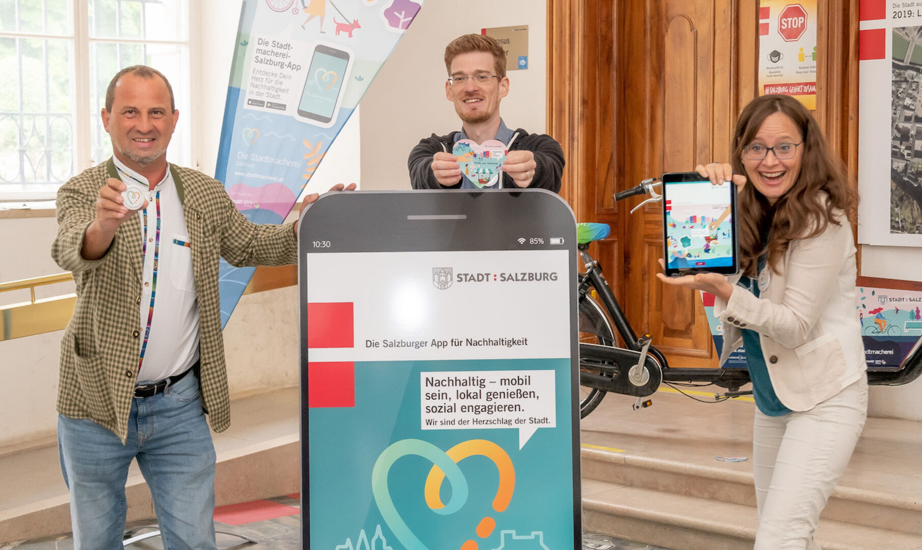 Start der App „Stadtmacherei“ | Credit: Stadt Salzburg/Alexander Killer