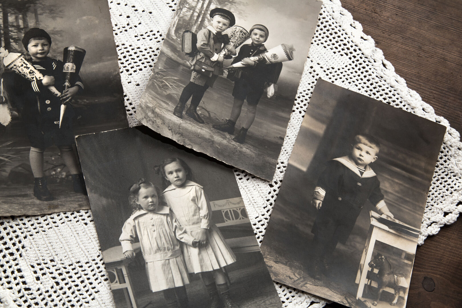 Schulkinder in den 1920er-30er Jahren