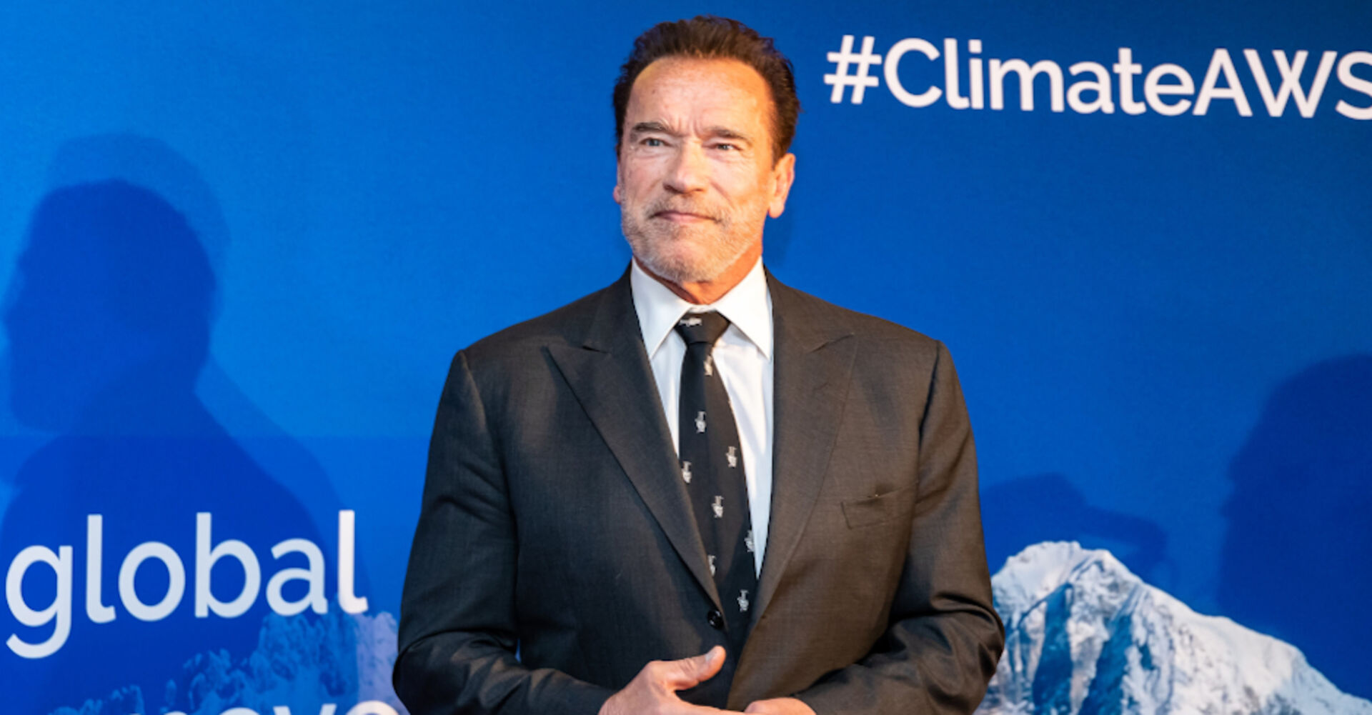 Arnold Schwarzenegger im Anzug
