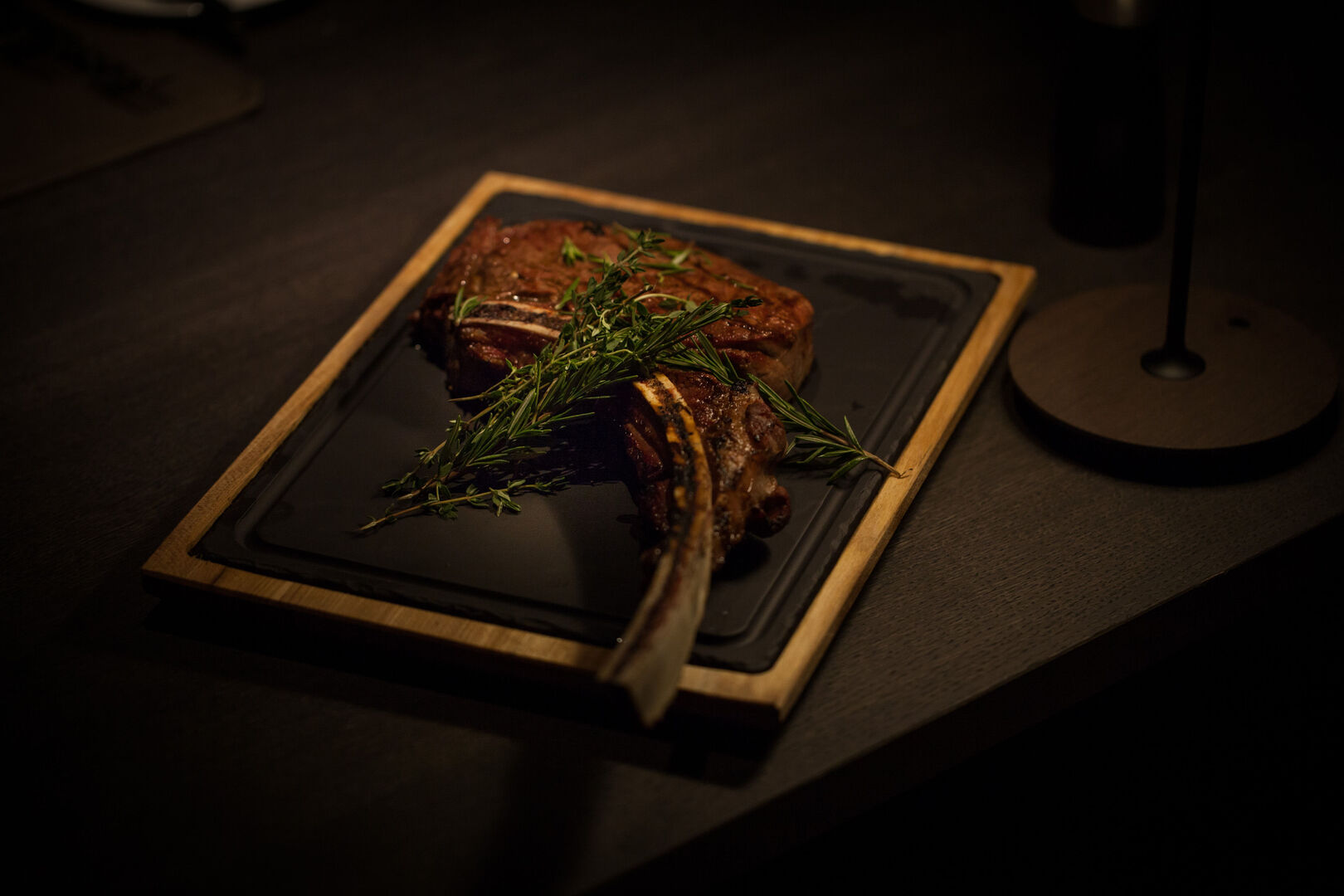 Steak im Schlosshotel Fiss