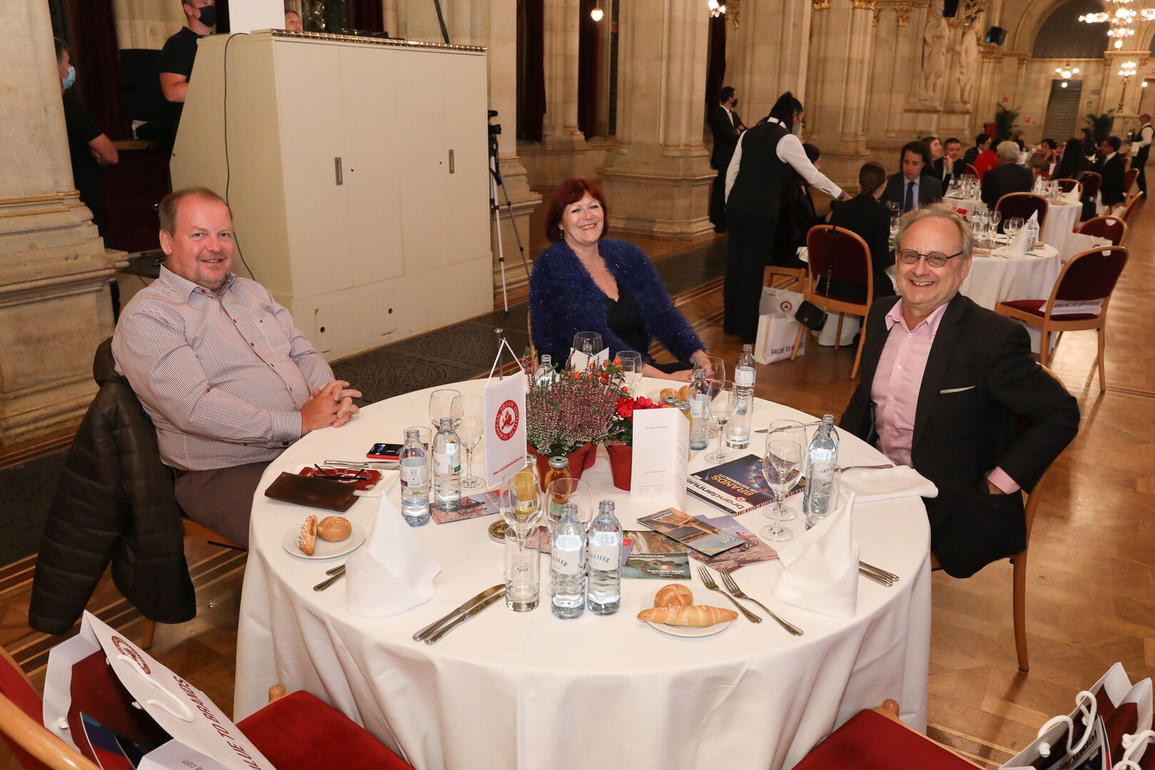 Gästetisch bei der Vienna Brand Gala