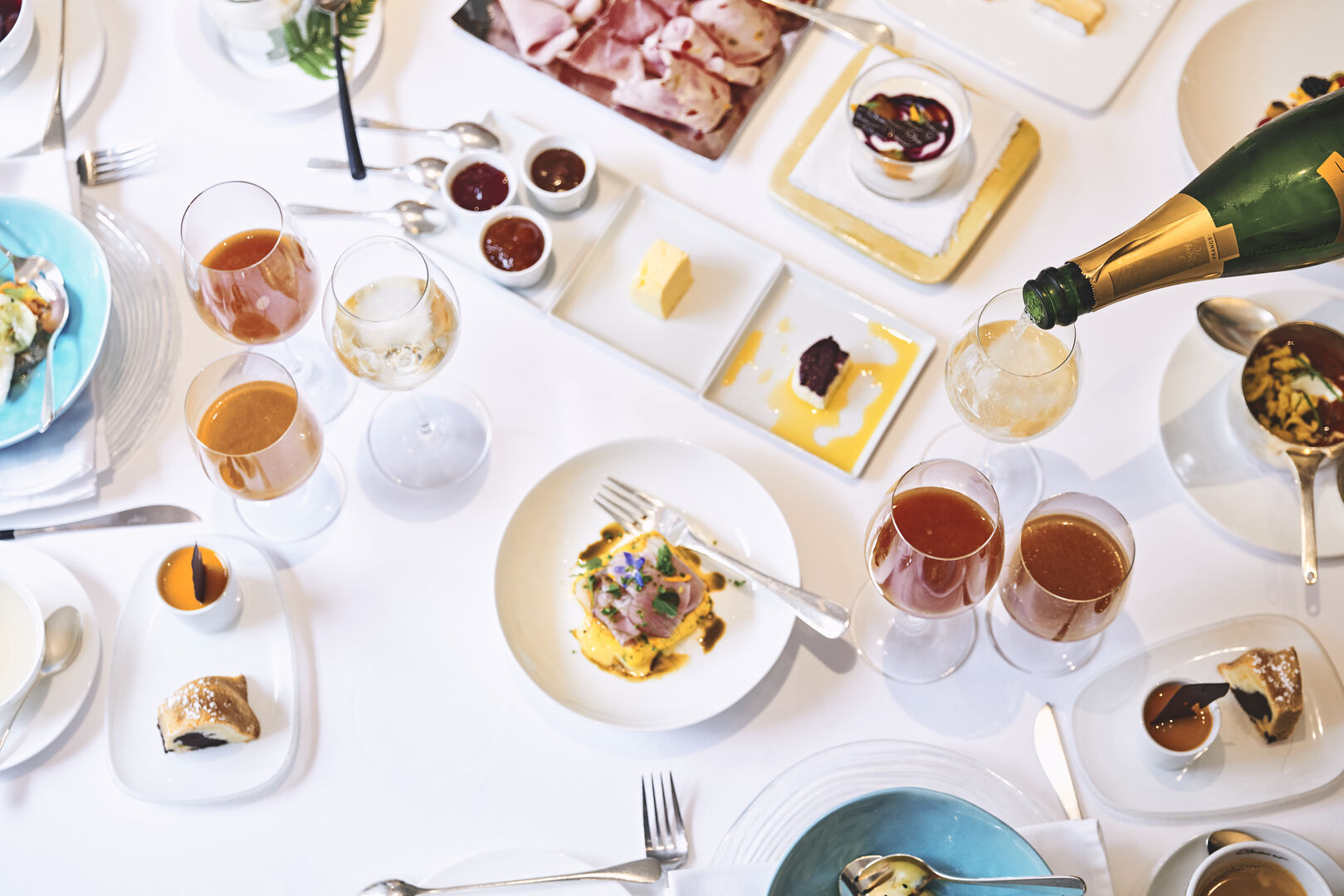 Brunch im Haubenrestaurant Obauer. |Obauer