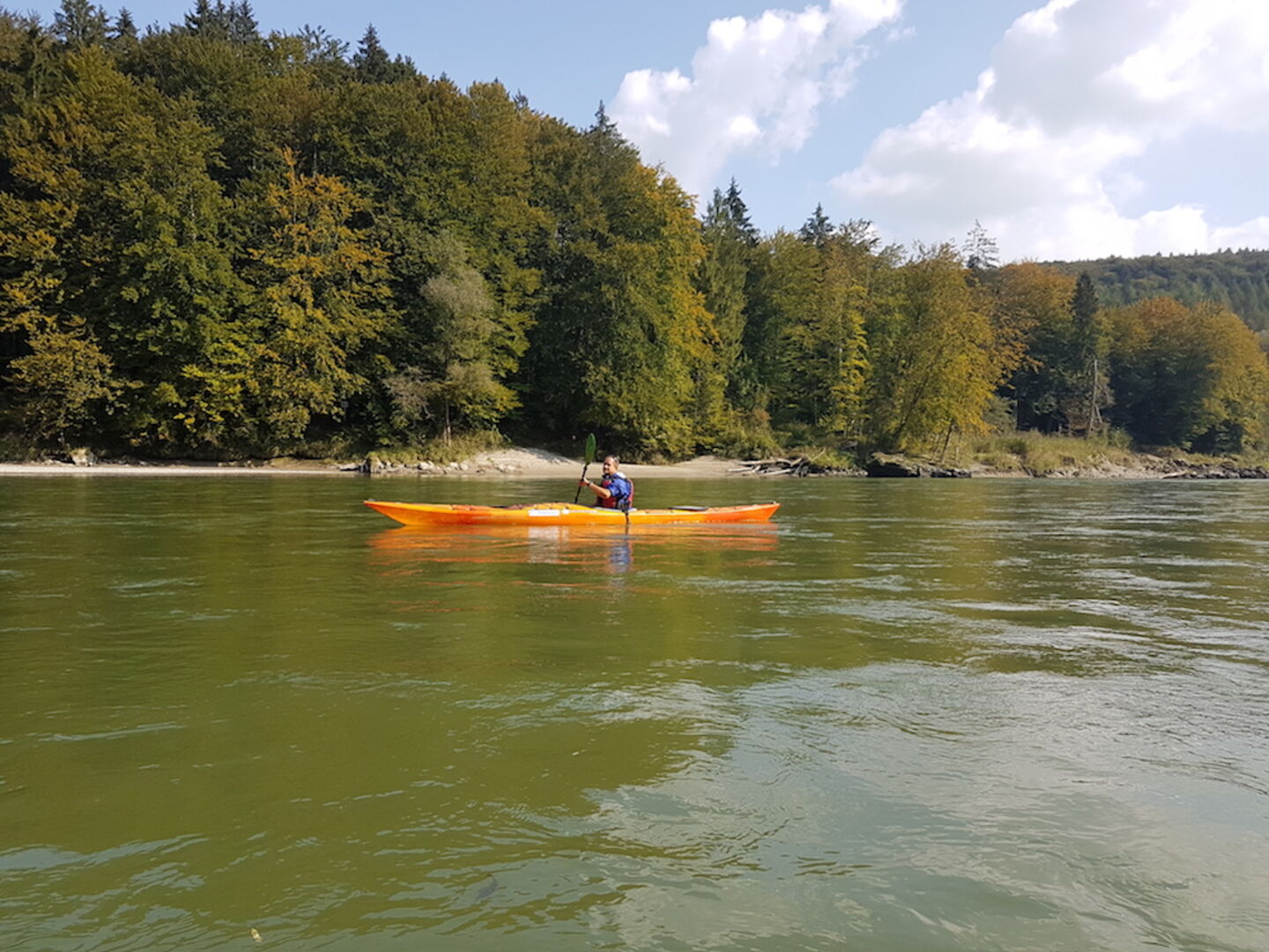 Kajaktour auf der Salzach