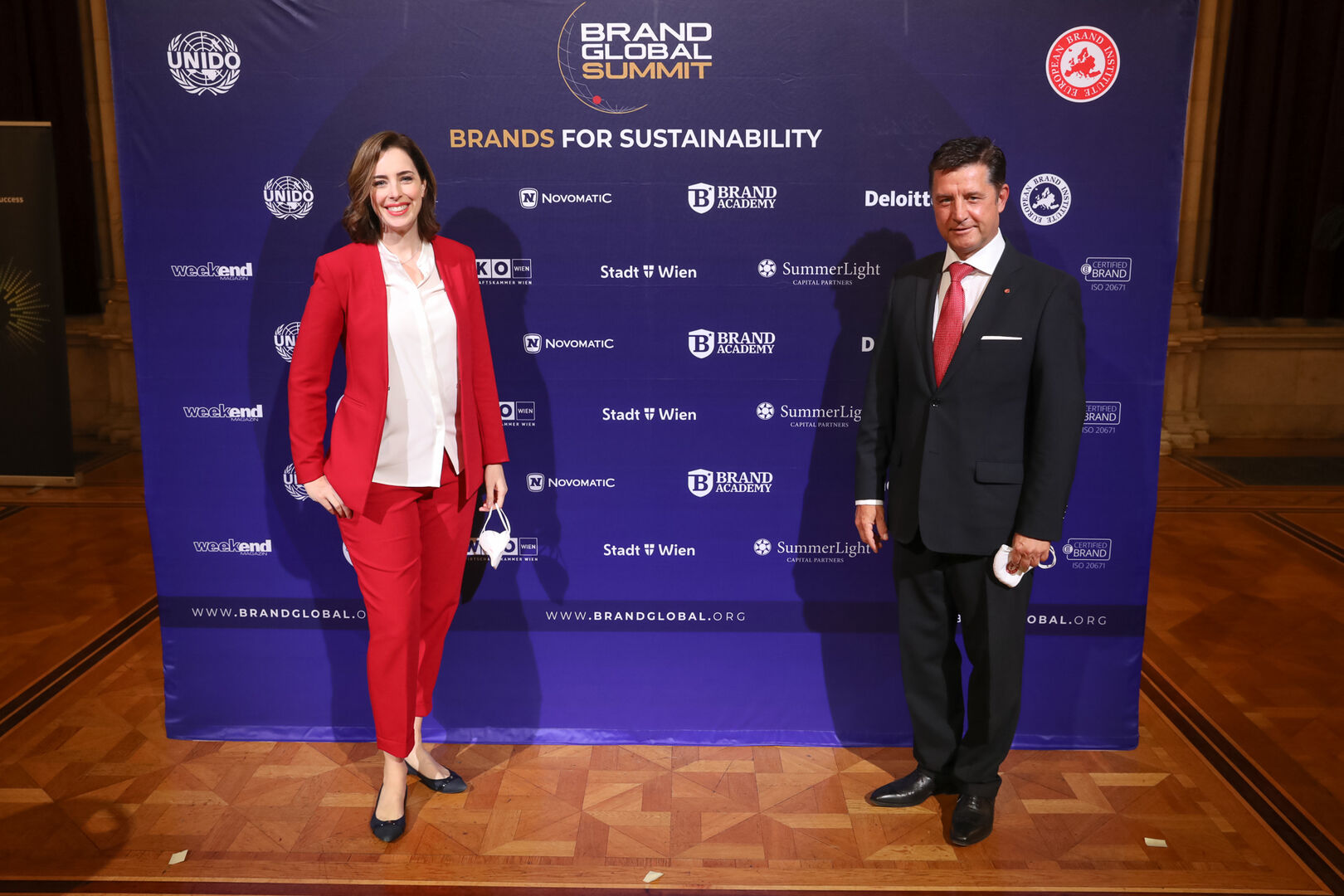 Sarah Kelly und Gerhard Hrebicek