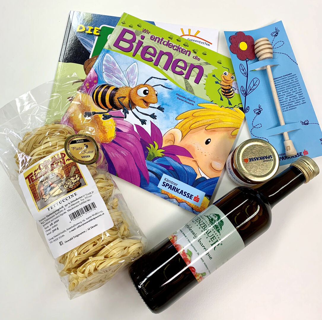 Honig, Apfelessig und Nudel aus Kärnten | Credit: Kärntner Sparkasse