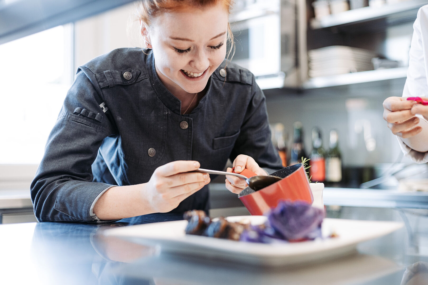 Küchenchefin Viktoria Fahringer