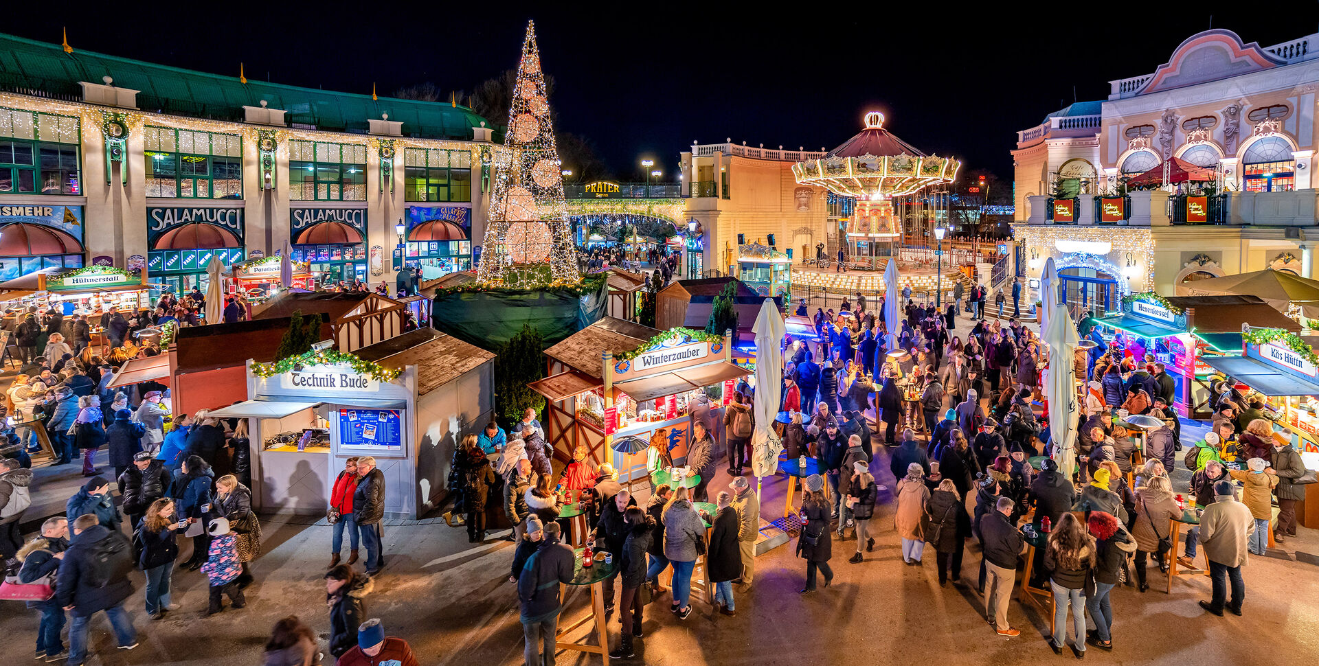 Festliche Stimmung im Prater