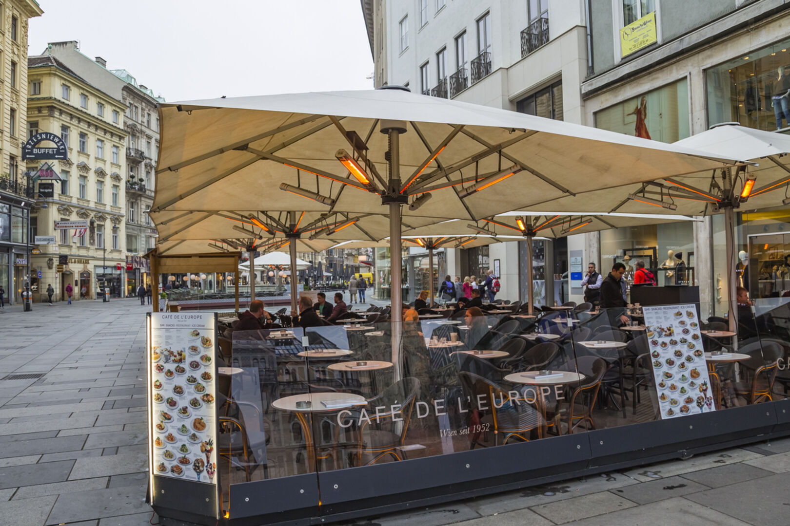 Schanigarten am Wiener Graben