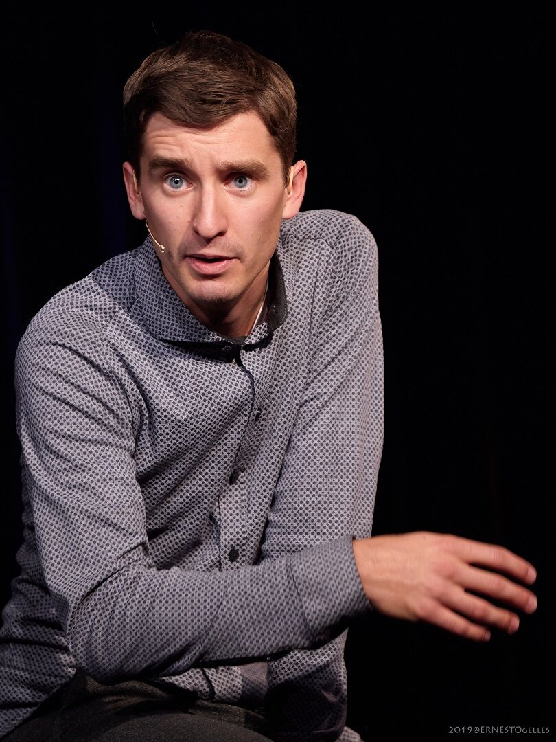 Clemens Maria Schreiner auf der Bühne