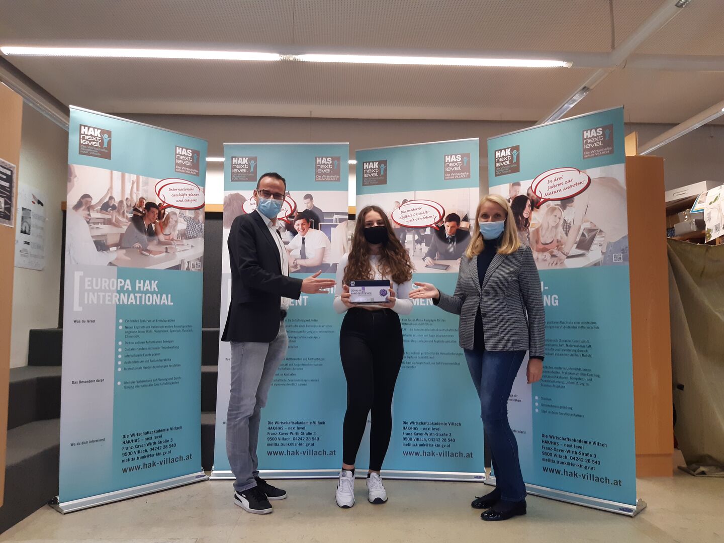 CoVID-Schnelltests für HAK Villach | Credit: HAK Villach