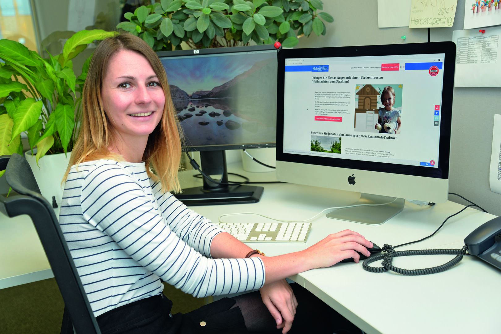 Teresa Frank unterstützt das Projekt Make-a-wish