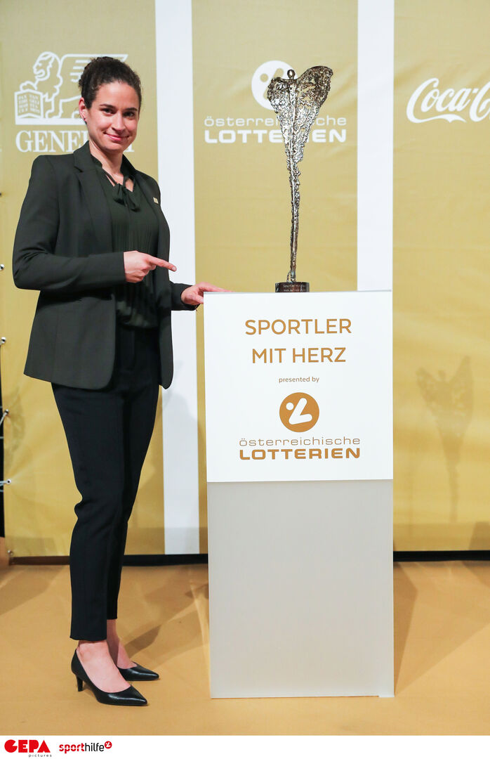 Sportlerin mit Herz: Nina Burger siegte mit ihrer Kicker-Initiative.