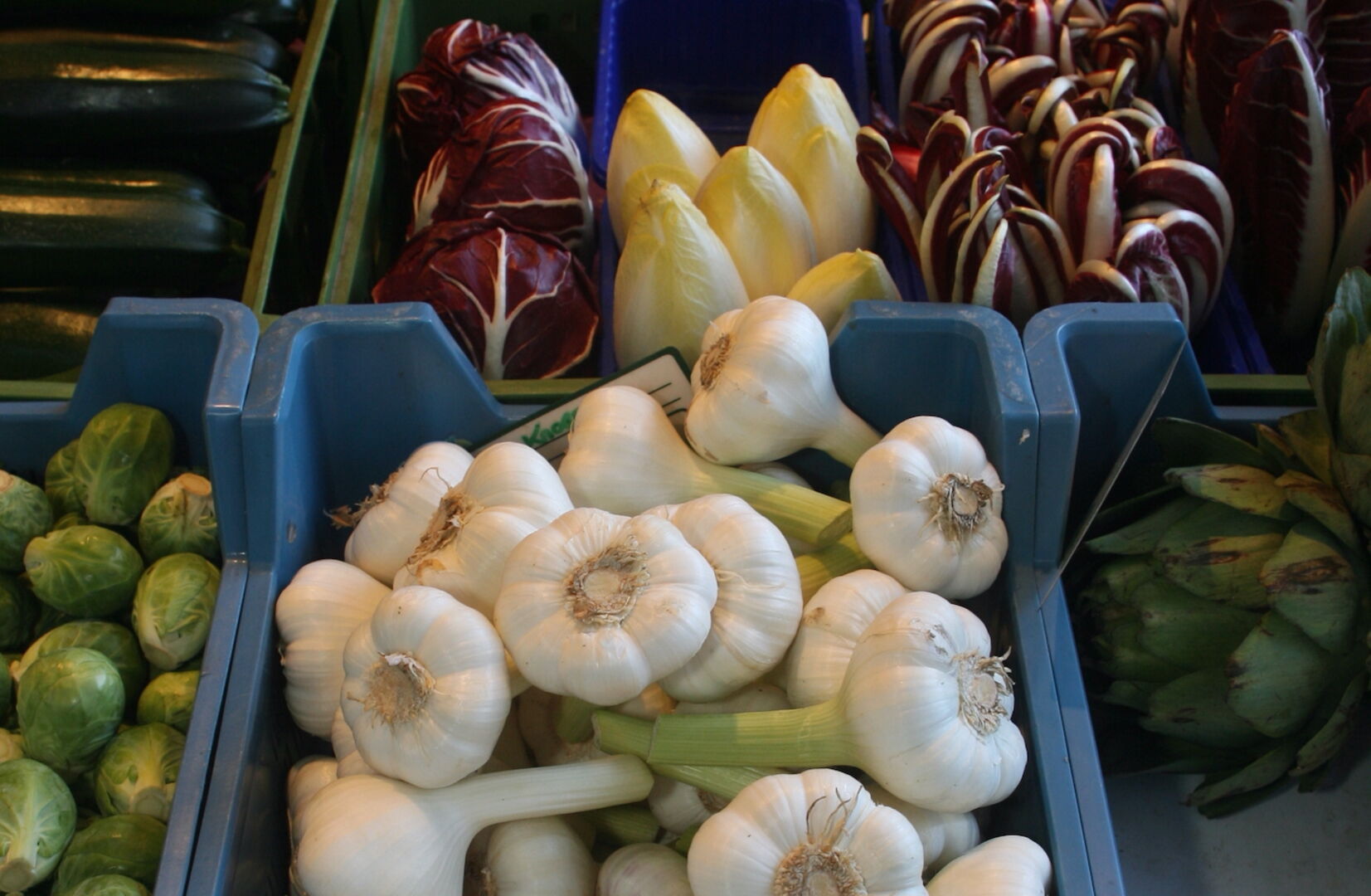 Gemüse am Marktstand