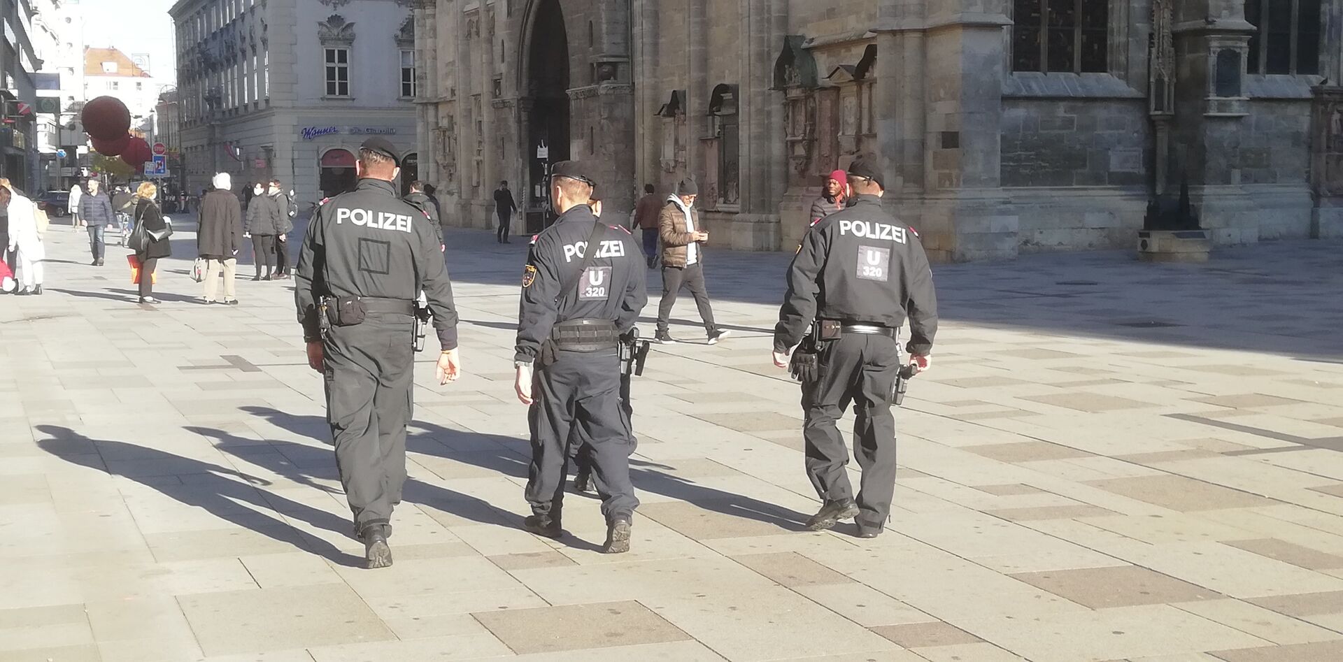 Polizei am Stephansplatz