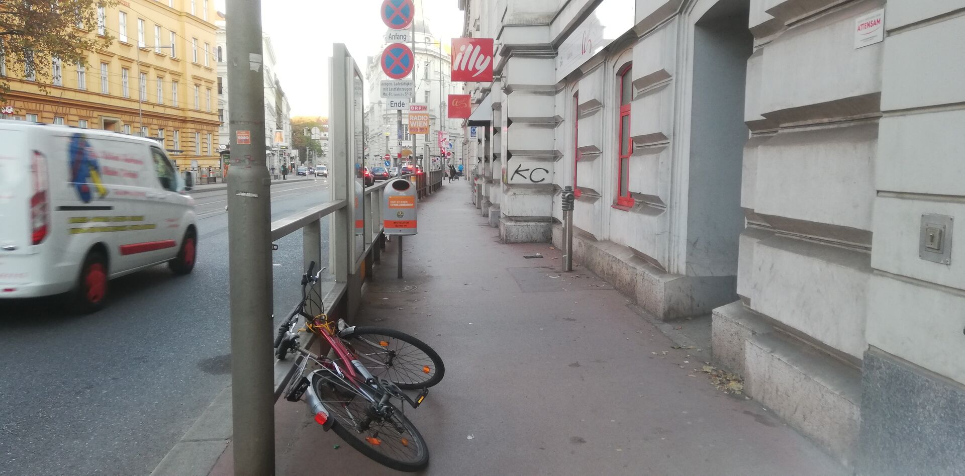 Fahrrad am Elterleinplatz
