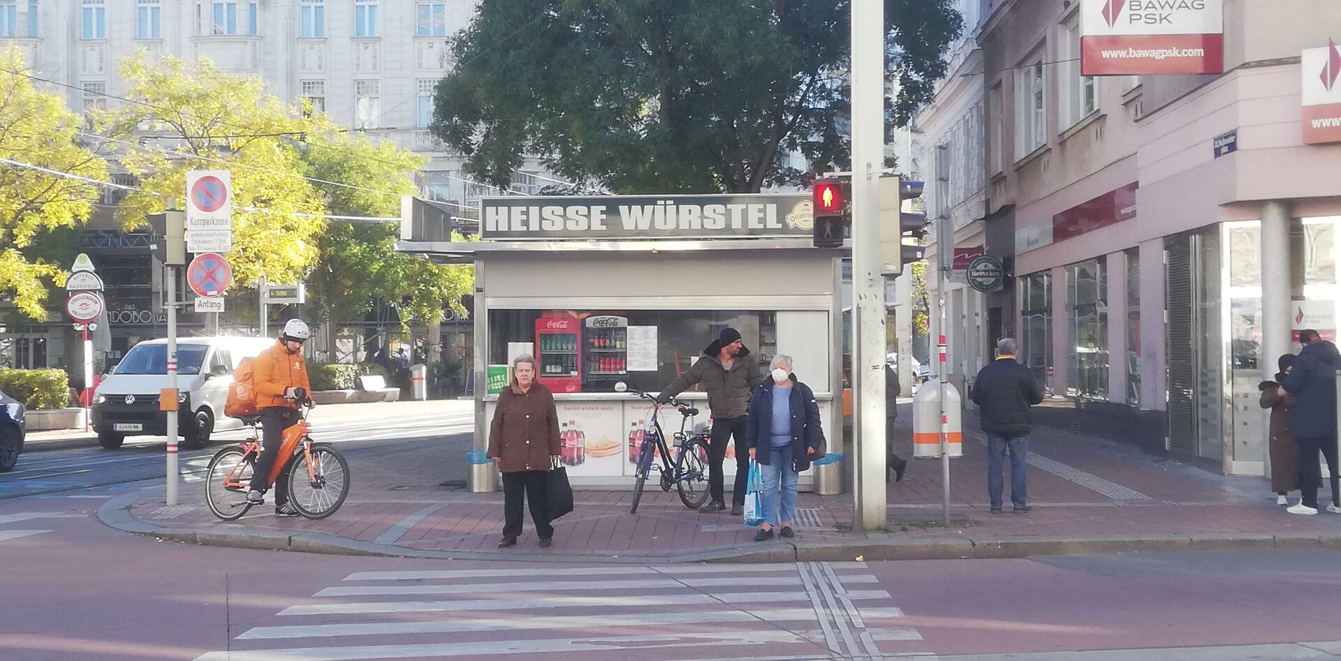 Würstelstand in Wien Brigittenau