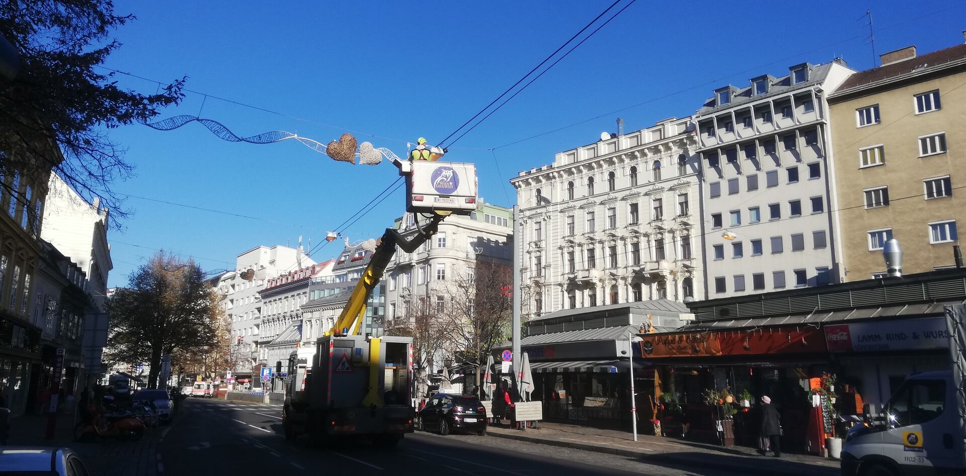 Weihnachtsbeleuchtung in Wien-Landstraße