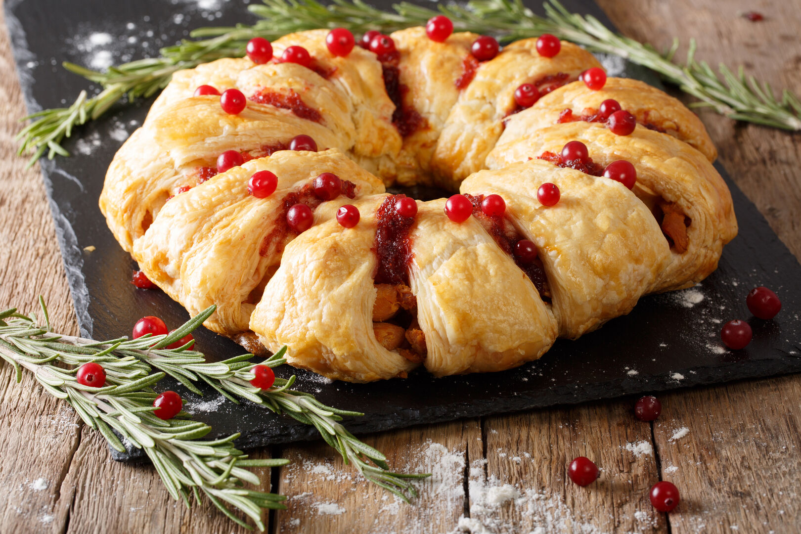 Ein Fleischkuchen als Festtagsessen