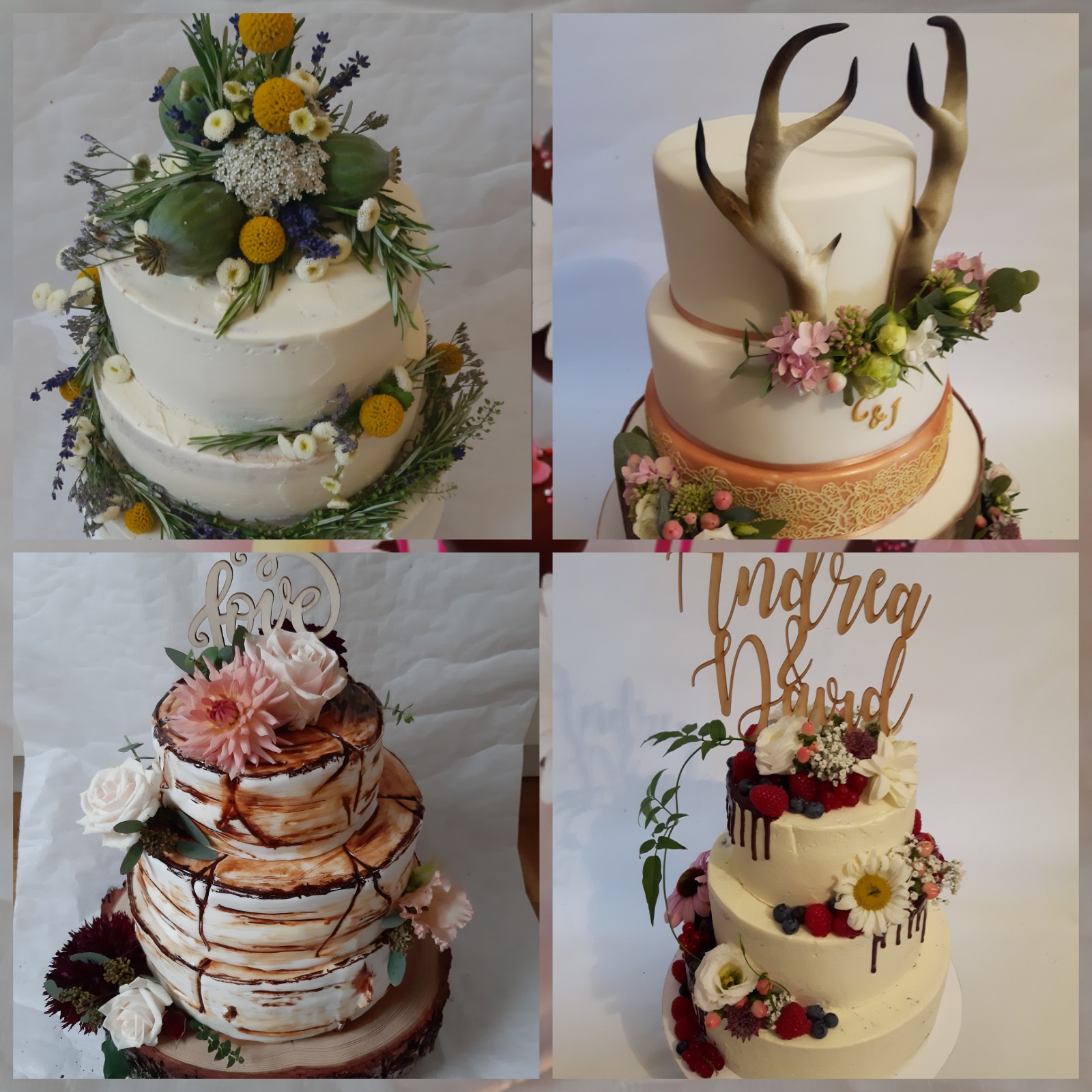 Verschiedene Hochzeits- und Geburtstagstorten | Credit: Cakeboutique