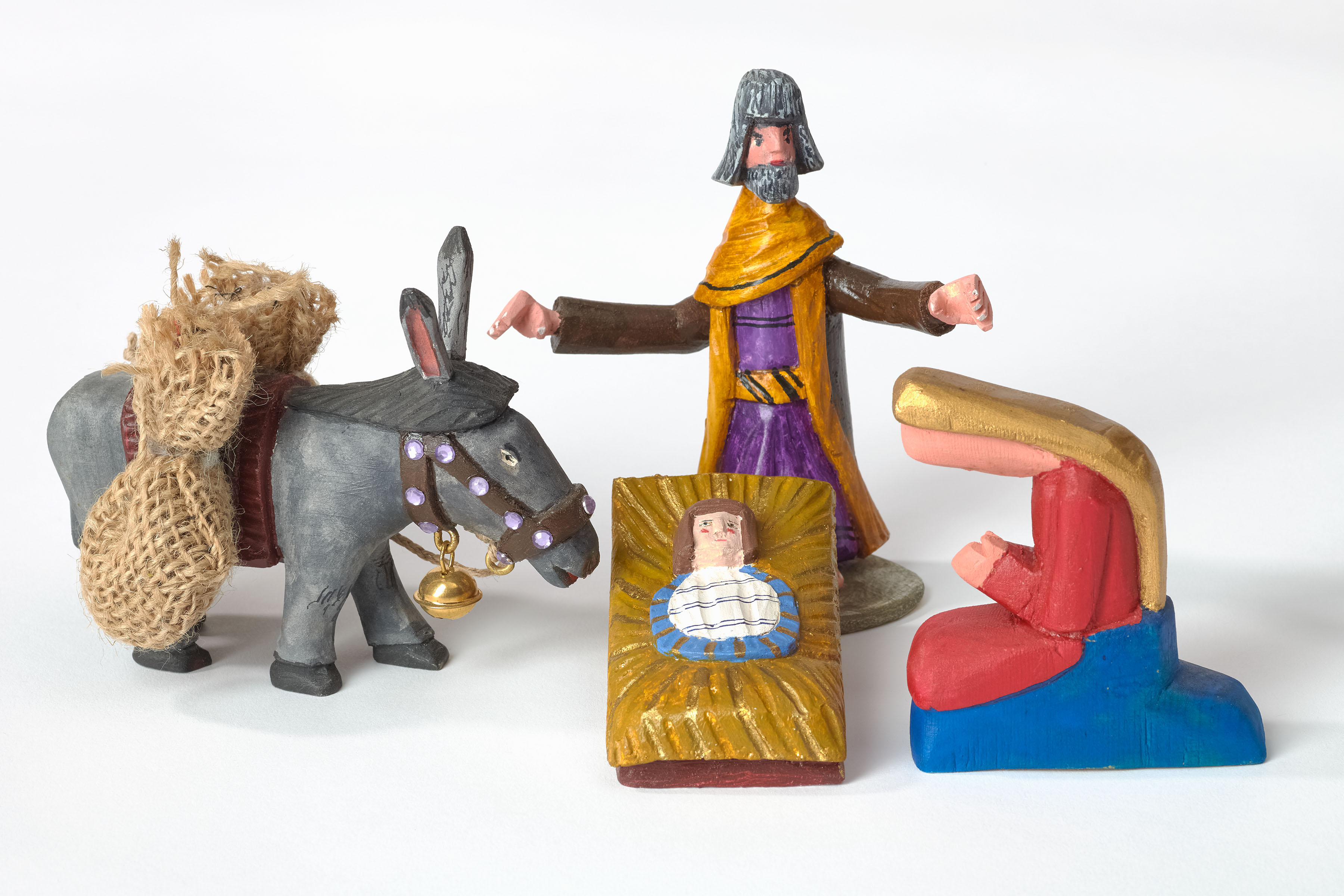 Das Highlight des heurigen Jahres im Volkskunstmuseum ist die Pop-Art-Krippe von Paul Hörtnagl aus Oberperfuss.