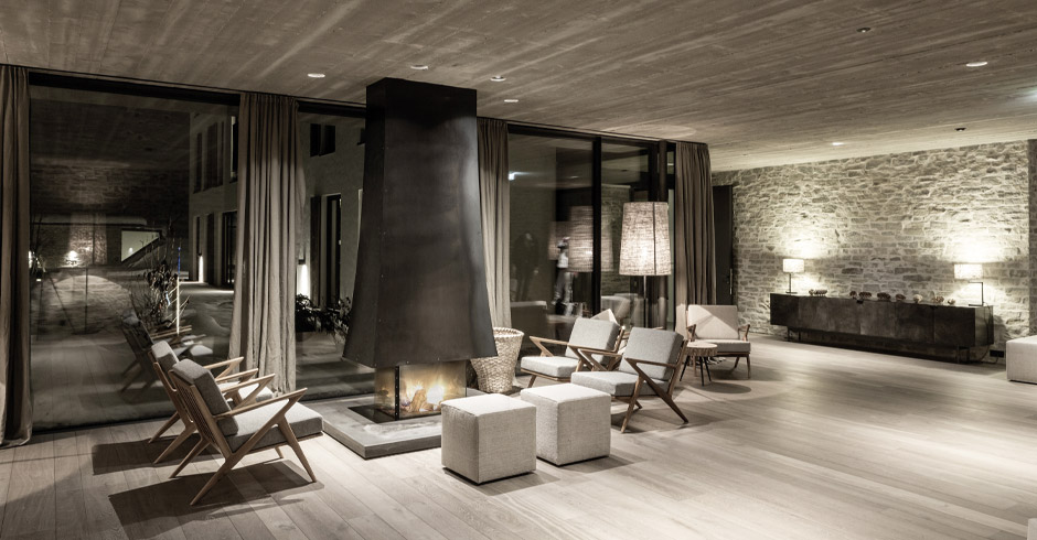 Eine spektakuläre Feuerstelle als Highlight