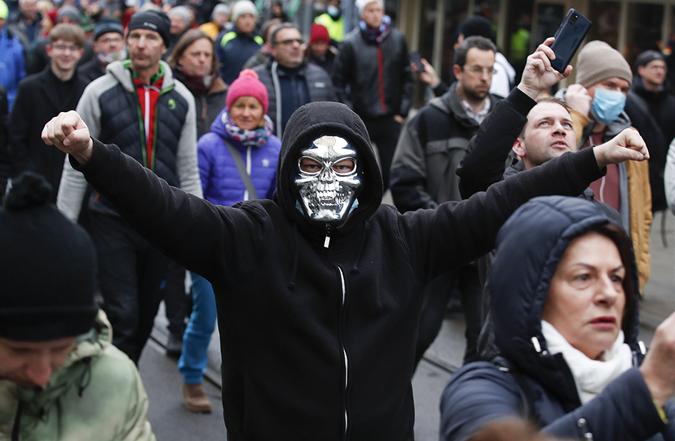 Corona-Demonstration in Graz