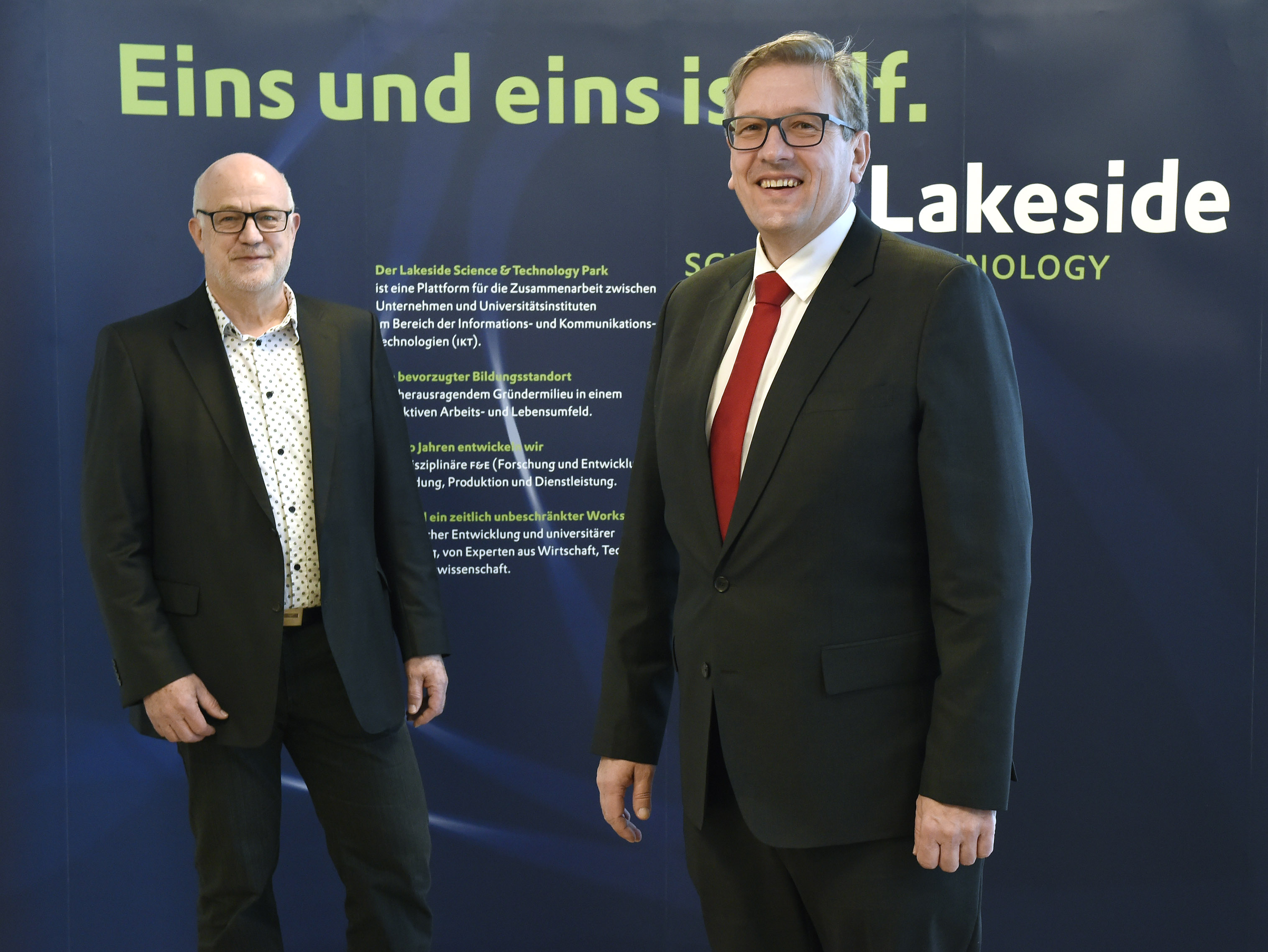 Hans Schönegger und Bernhard Lamprecht | Credit: Lakeside Park/fritzpress