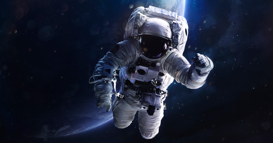 Traumberuf vieler Kinder - als Astronaut im Weltraum arbeiten | Credit: istock.com/forplayday