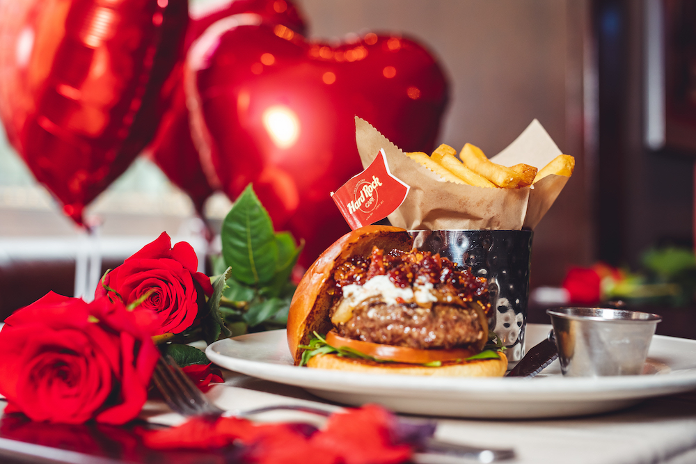 Geschmackvolle Valentinstag-Special des Hard Rock Cafe