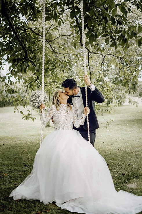 Hochzeitspaar am Oberbauergut