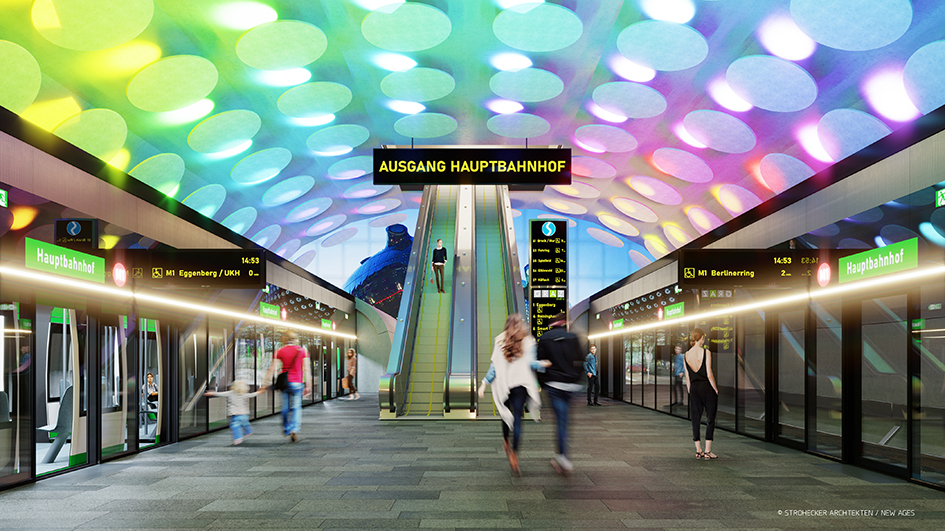 Metrostation Hauptbahnhof