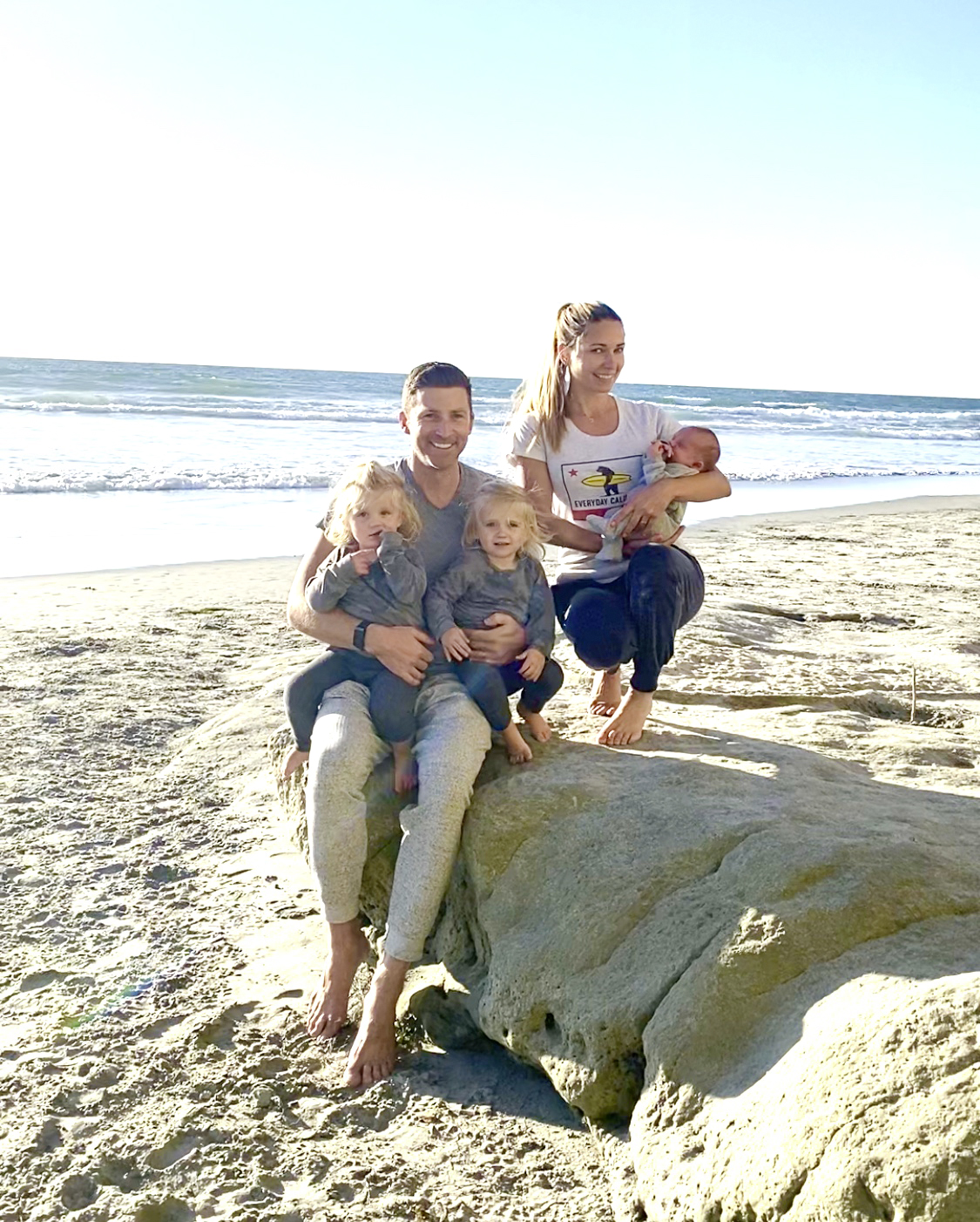 Margot Helm mit ihrem Mann Günther und ihren Kindern