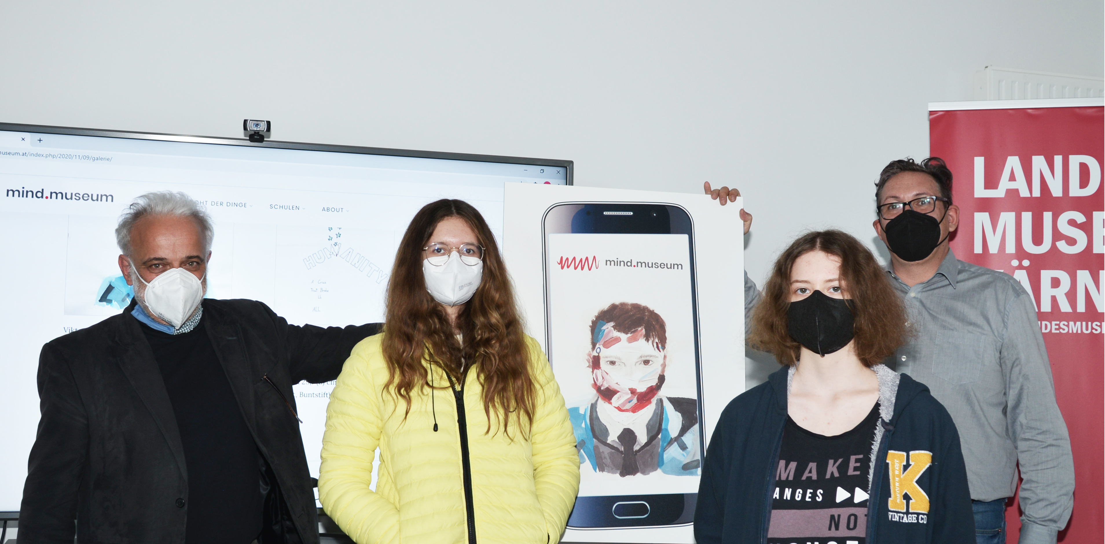 SchülerInnen mit Christian Wieser vom LMK | Credit: LMK