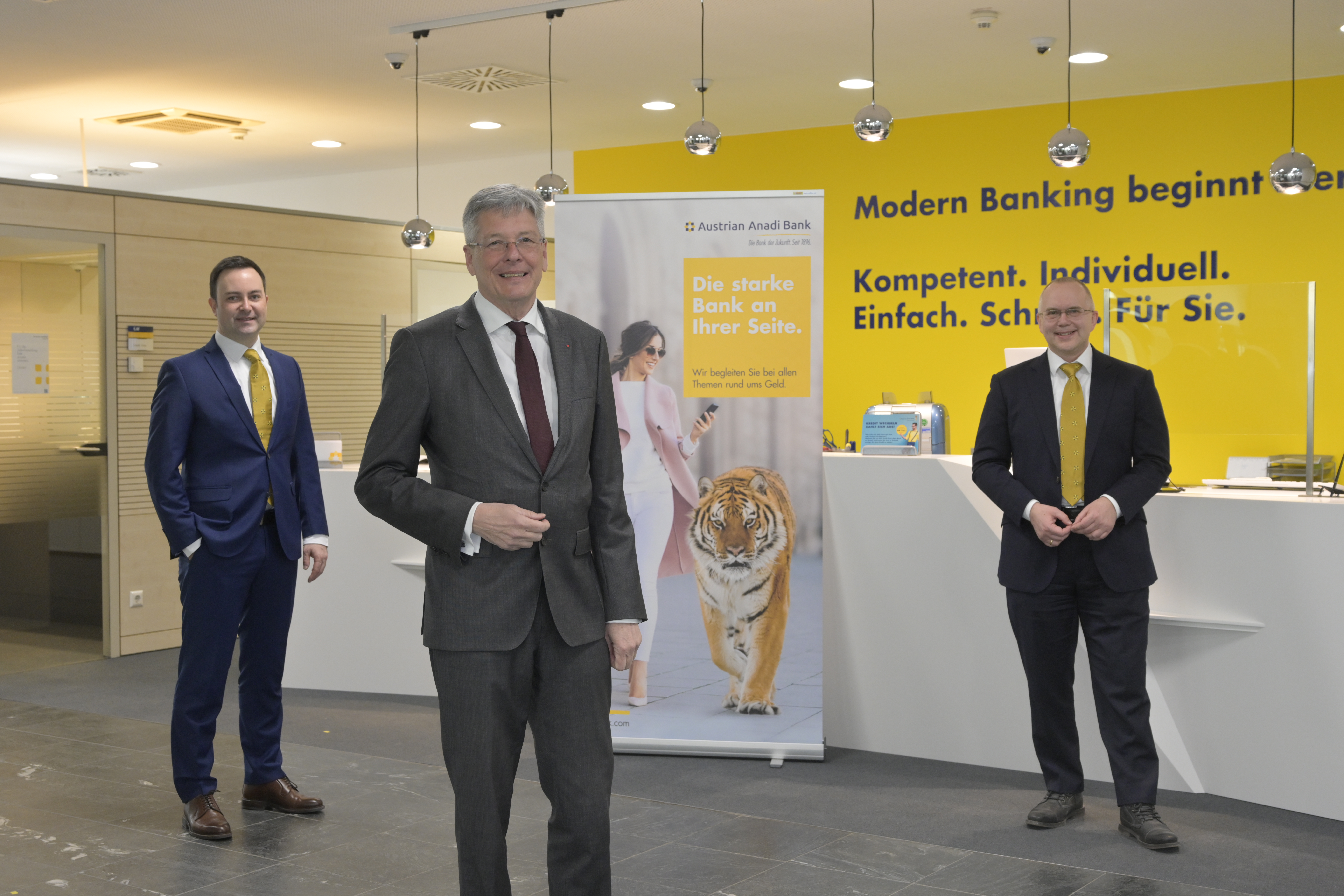 Markus Gerstberger, LH Peter Kaiser und Christian Kubitschek | Credit: Bernhard Horst