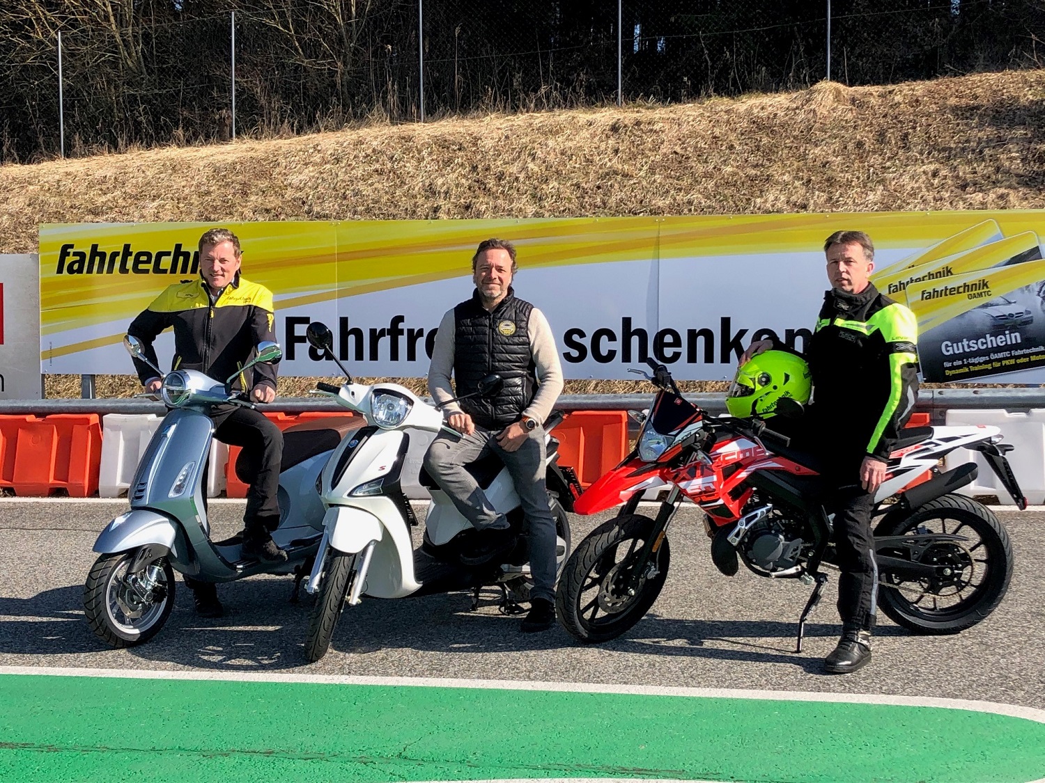 Experten für Sicherheit auf zwei Rädern | Credit: ÖAMTC Fahrtechnik