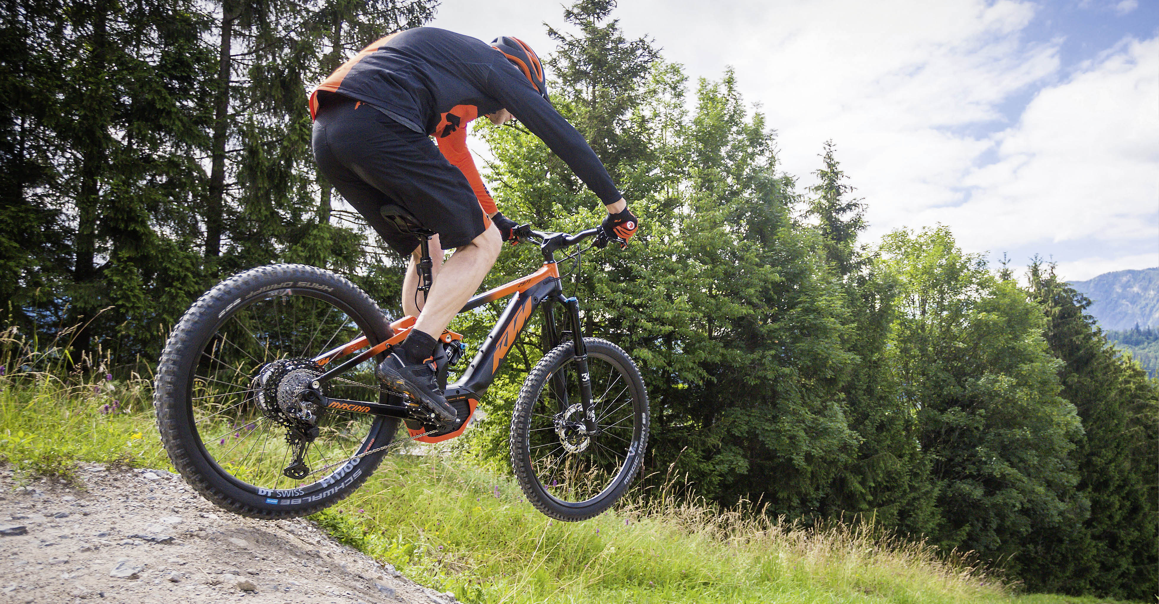 KTM Fahrrad Radtour im Wald