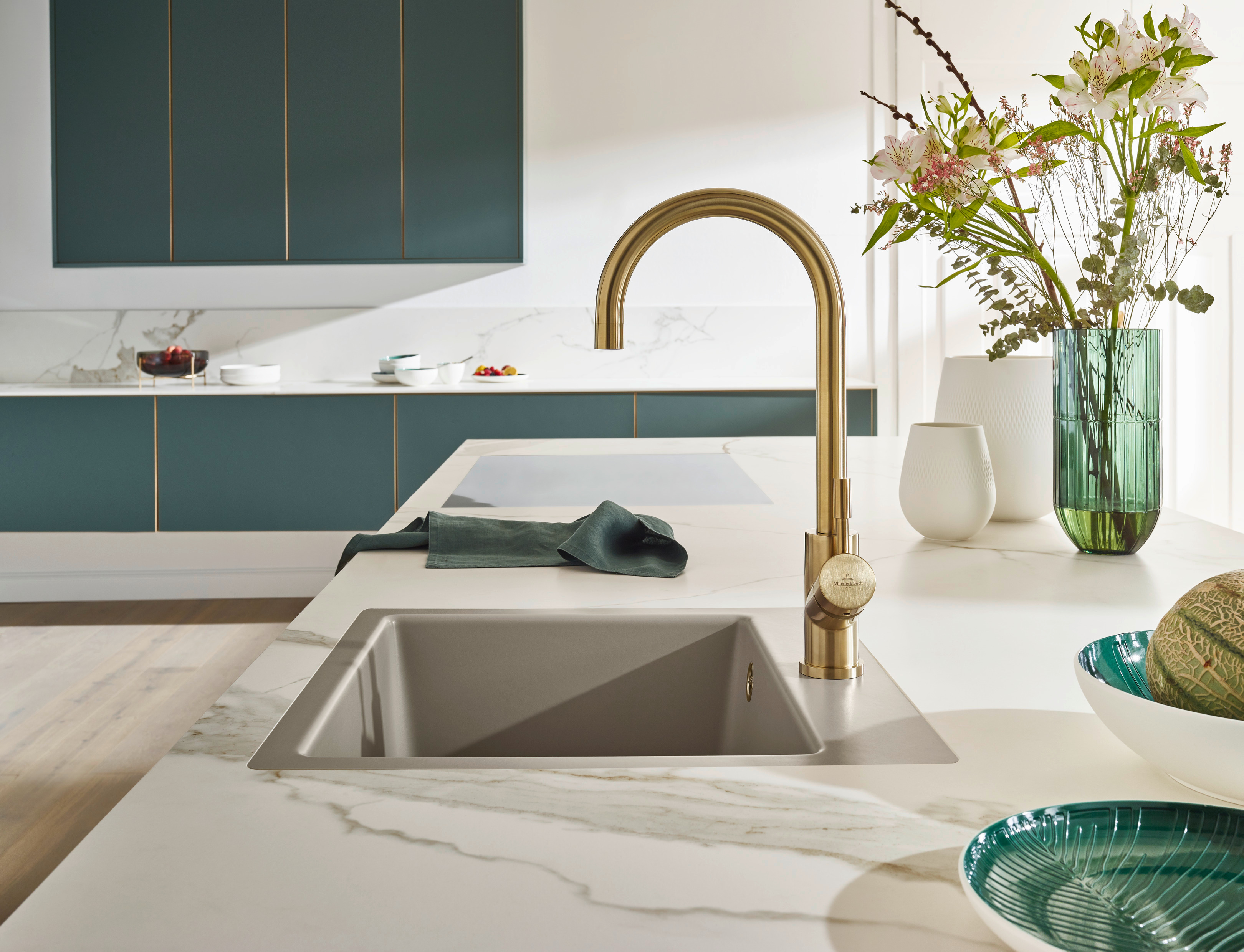 Goldener Wasserhahn | Credit: Villeroy &amp; Boch