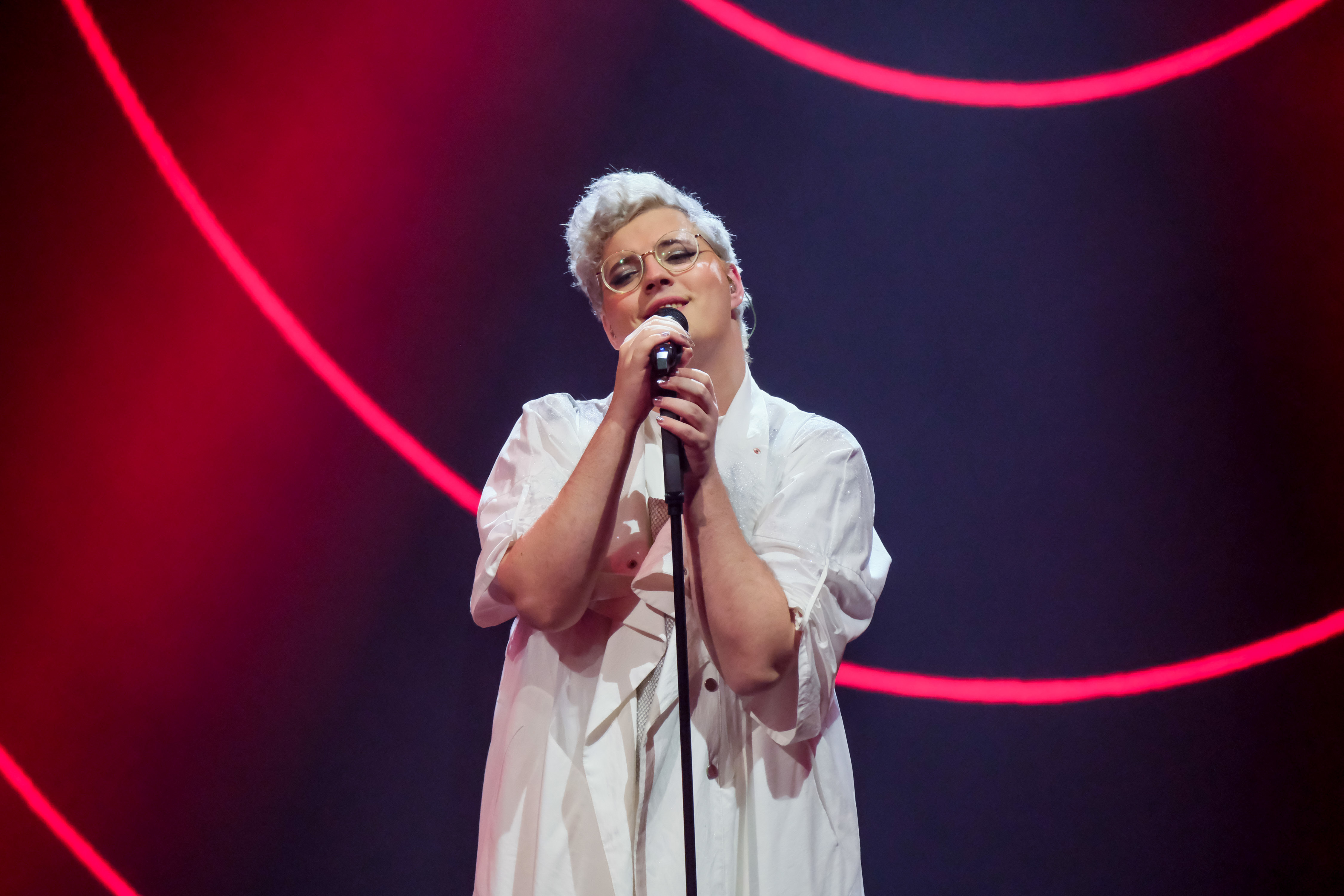 Philip Piller auf der Starmania-Bühne