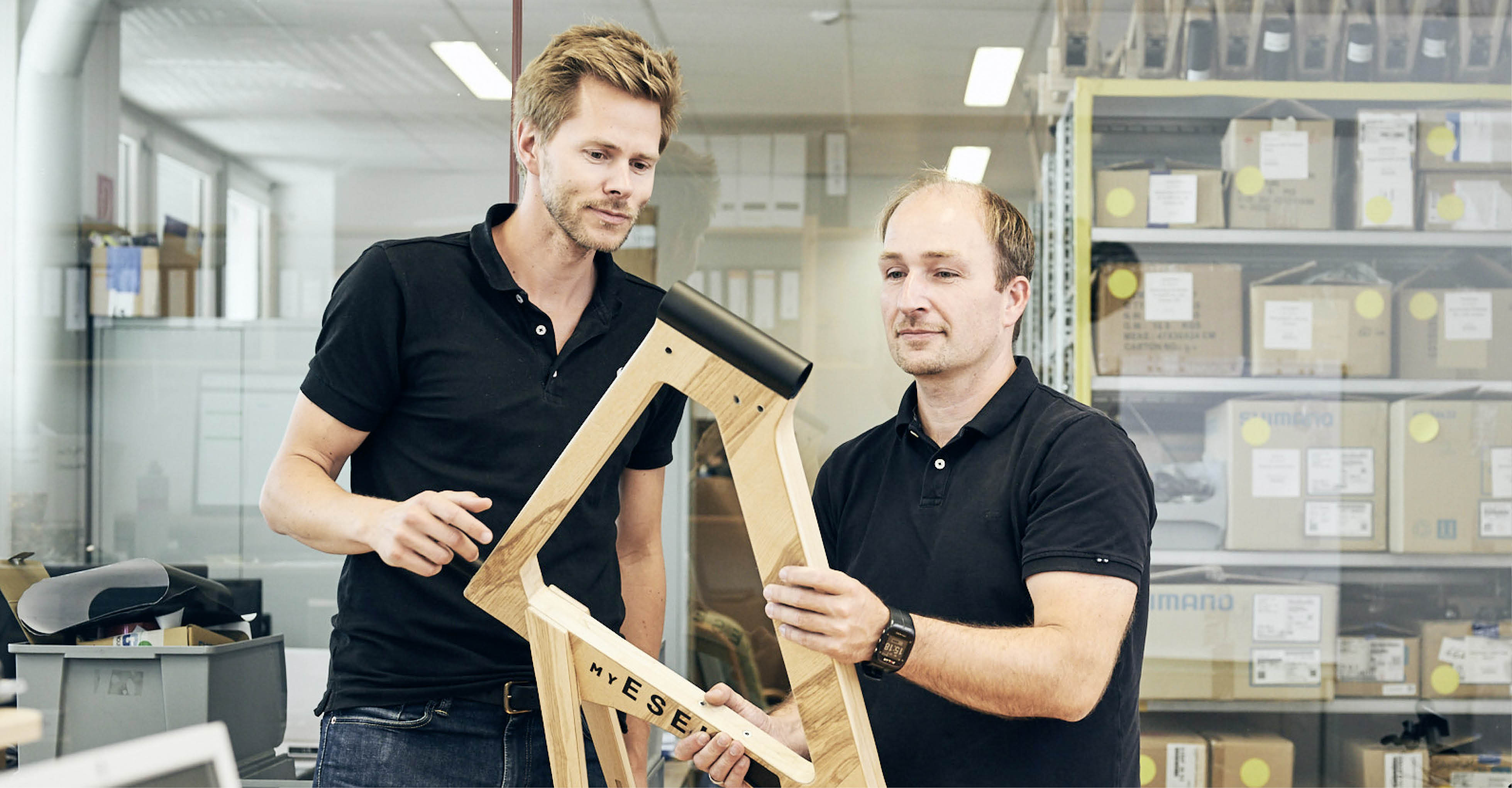 „My Esel“-Gründer Christoph Fraundorfer und Heinz Mayrhofer