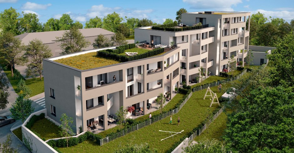 Wohnbauprojekt Long Living Leonding
