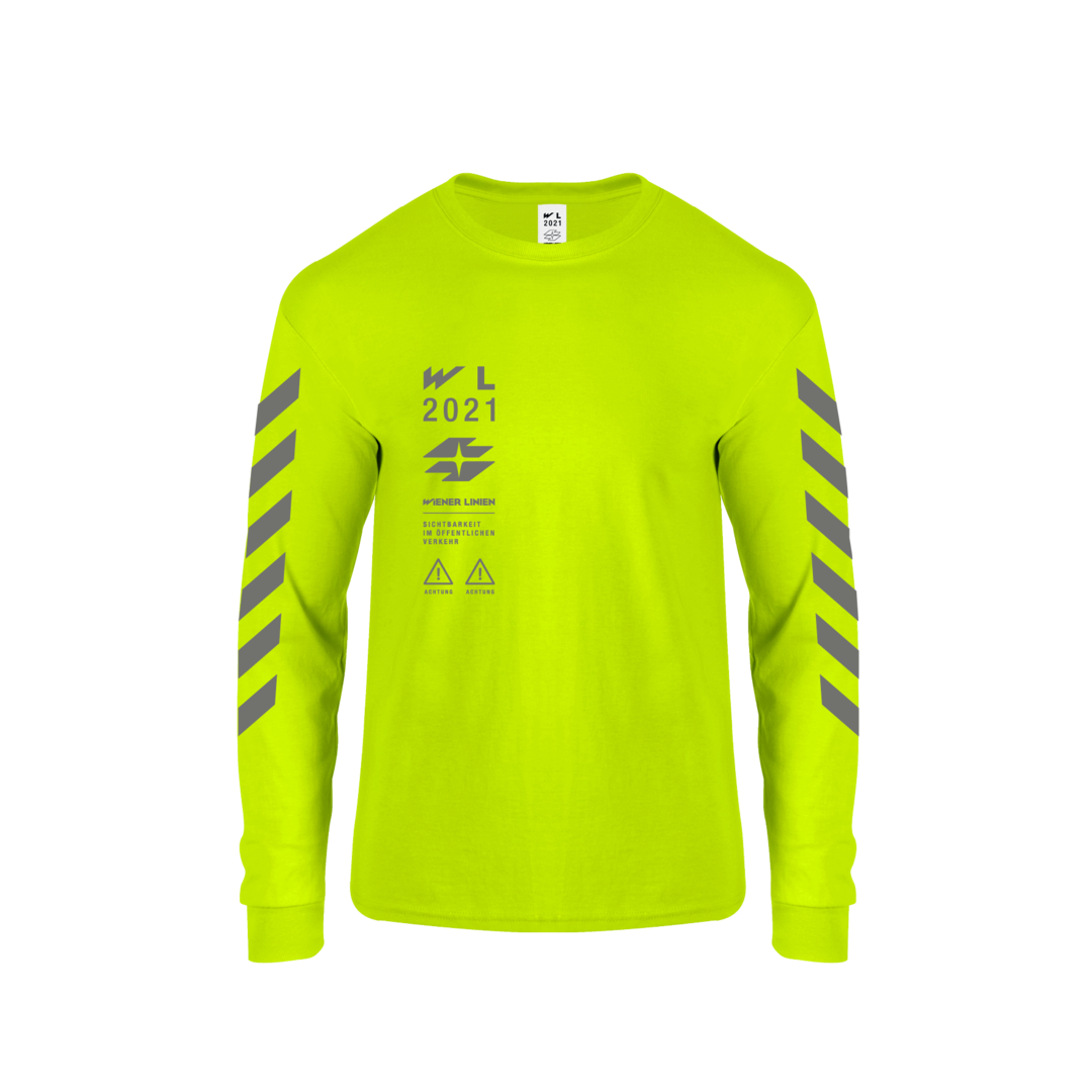 gelbes Leiberl aus der Kollektion der Wiener Linien