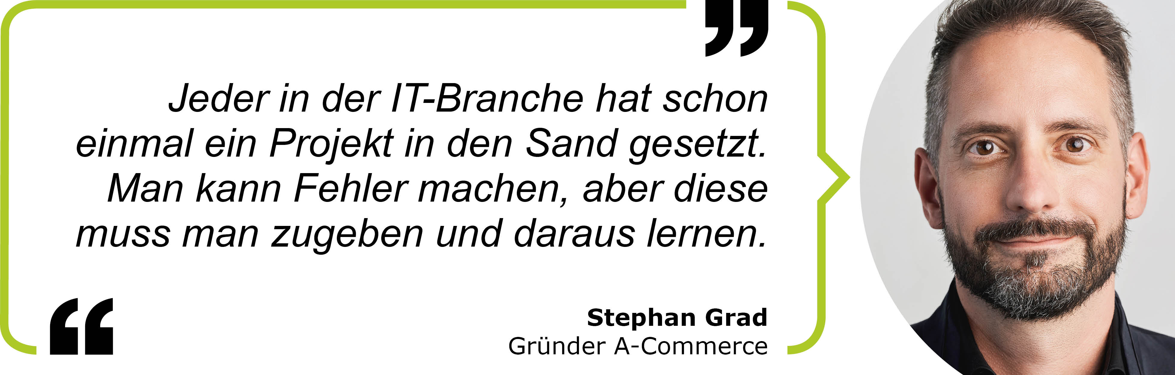 Zitat Stephan Grad