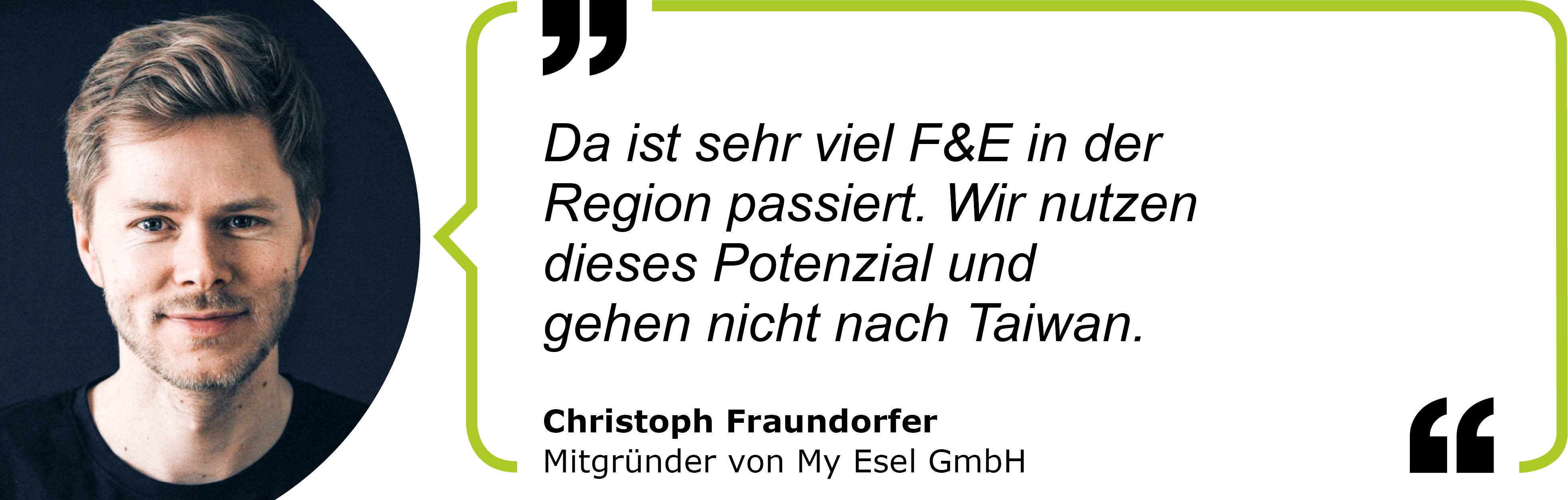 Zitat Christoph Fraundorfer