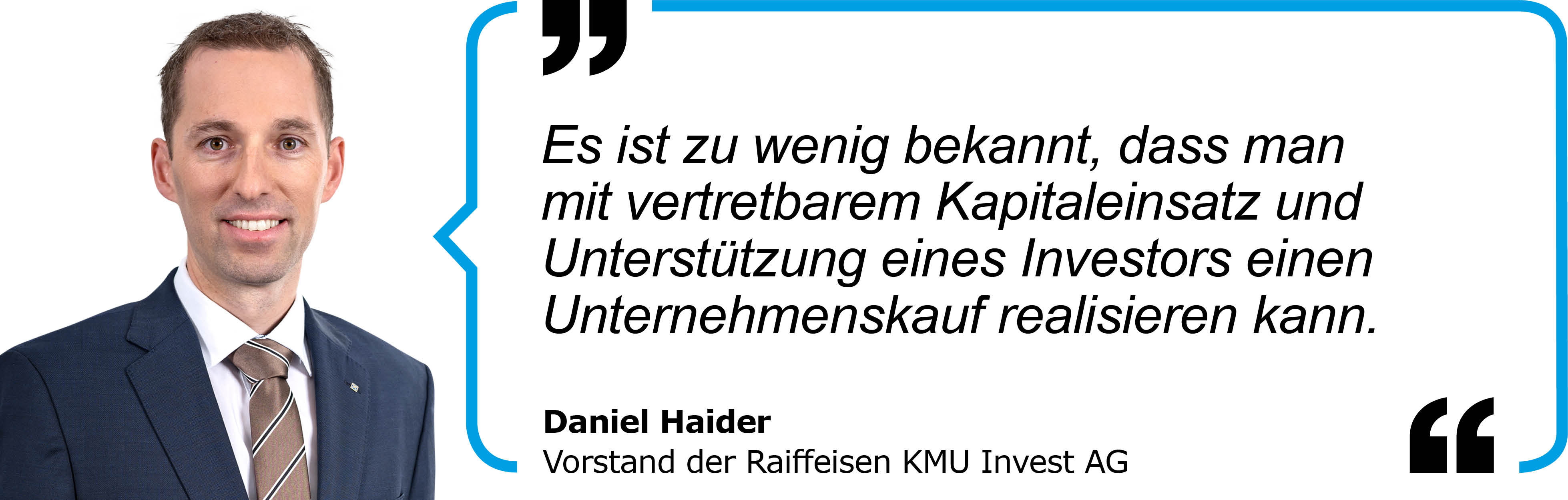 Zitat Daniel Haider